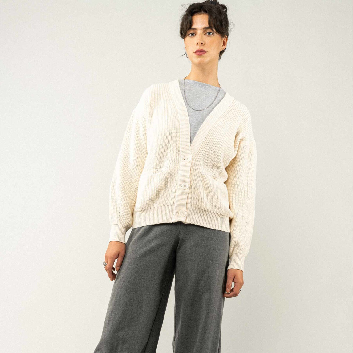 MELA Damen Strick-Cardigan "ARTHA" - cream