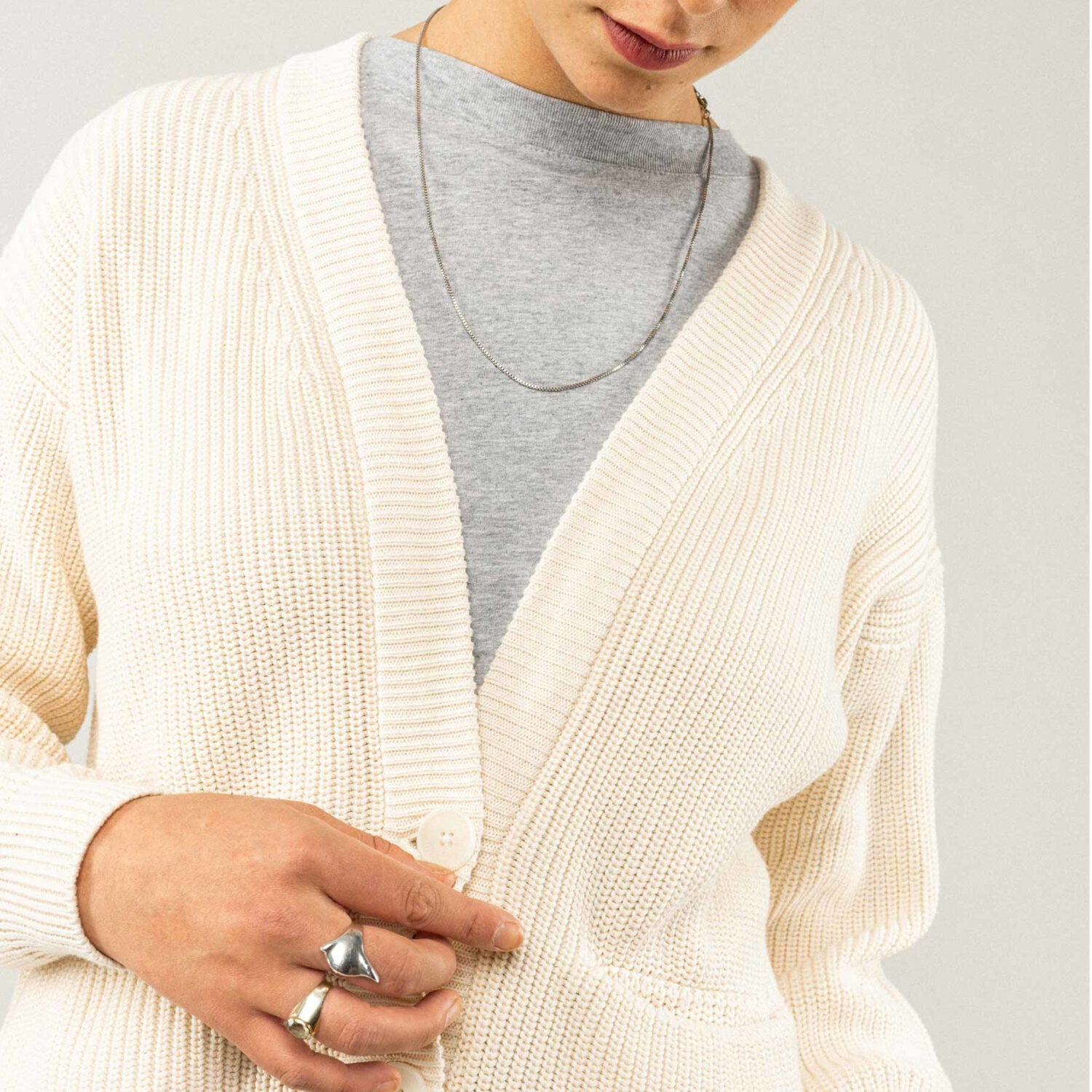 MELA Damen Strick-Cardigan "ARTHA" - cream