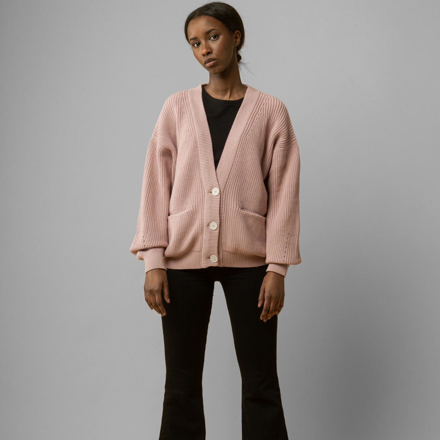 MELA Damen Strick-Cardigan "ARTHA" - rose