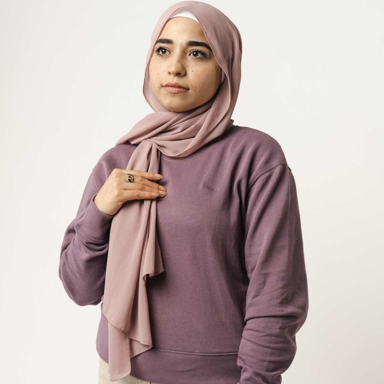 MELA Damen Sweatshirt RATI - lila_1