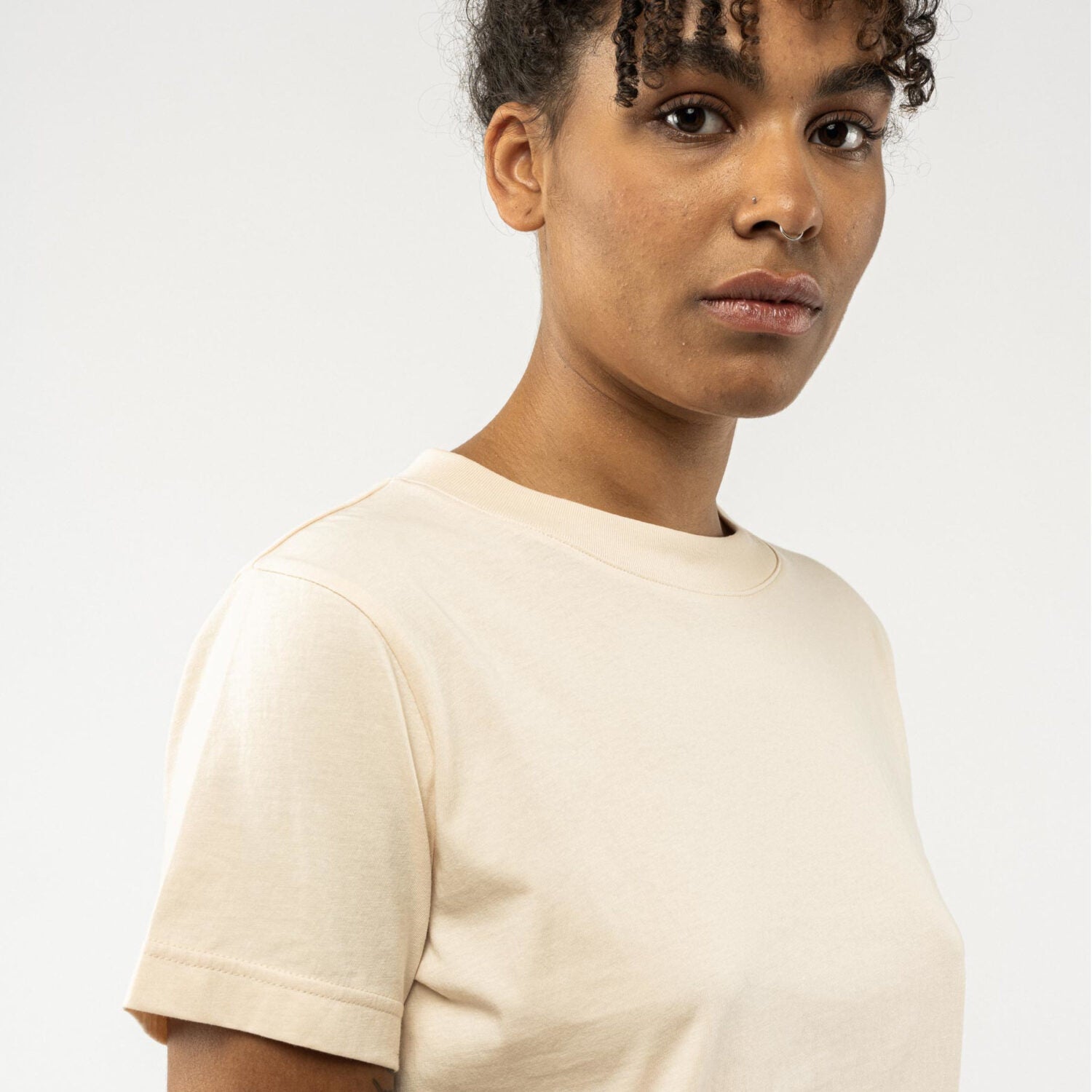 MELA Damen T-Shirt "KHIRA" - oat