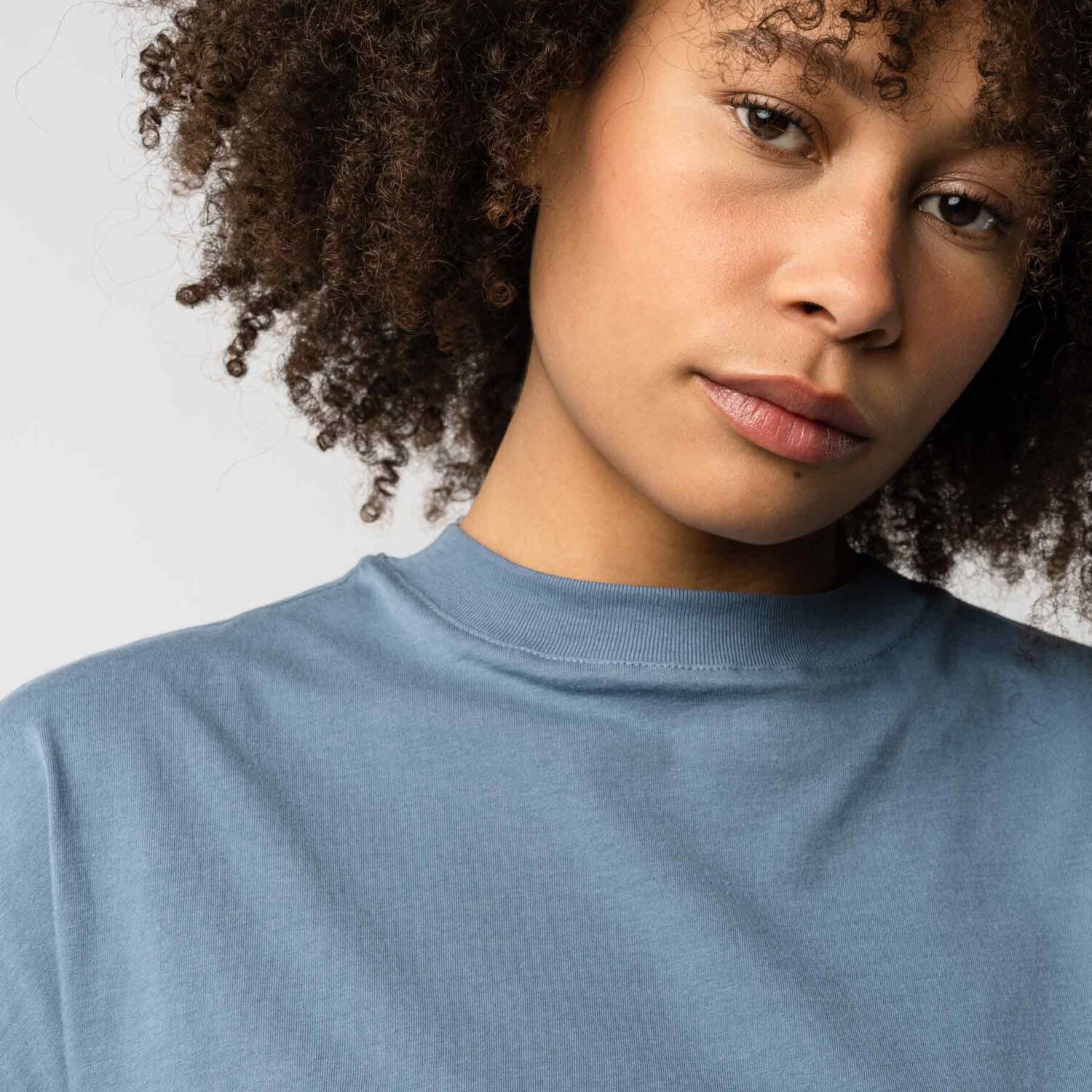 MELA Damen T-Shirt "MADHU" - pasty blue