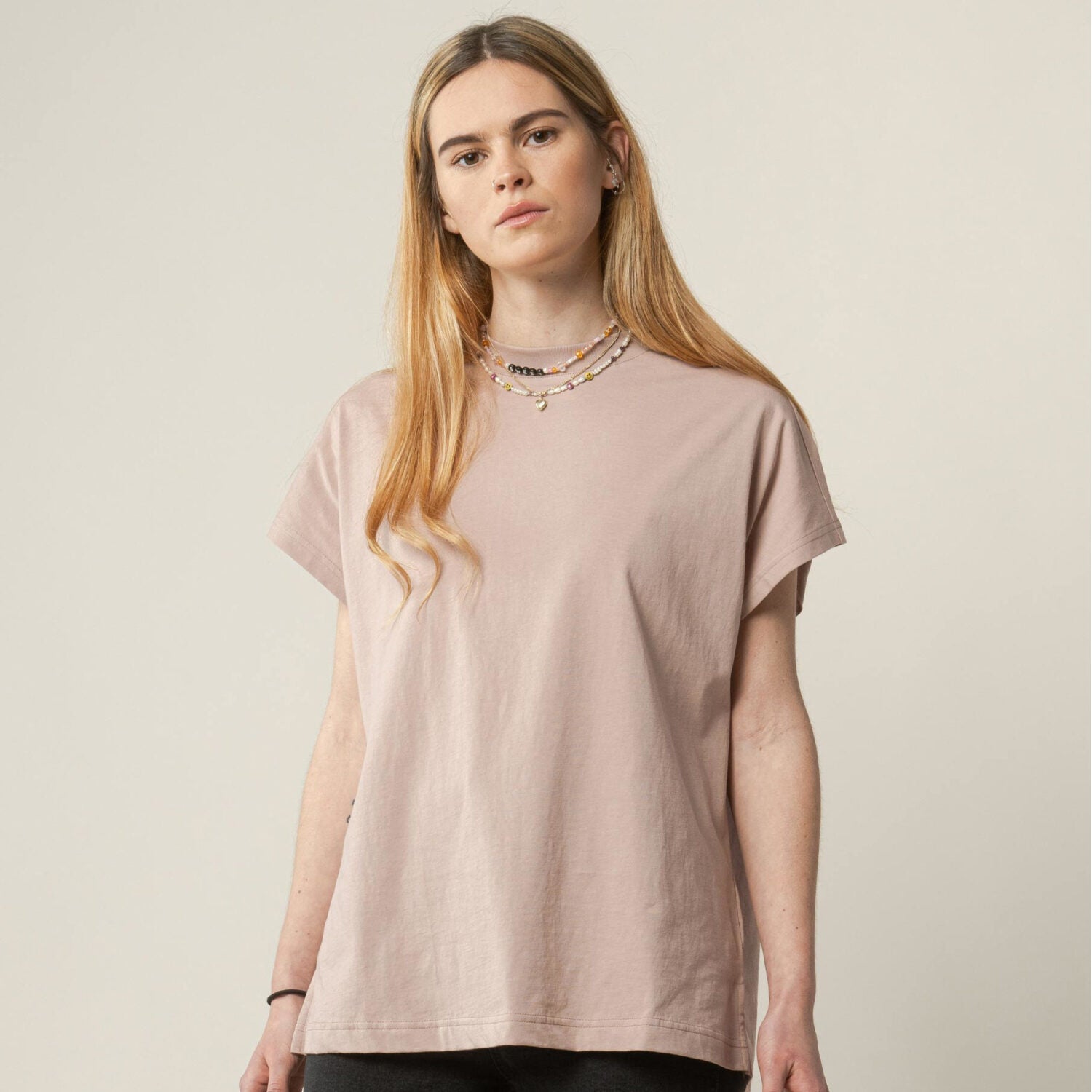 MELA Damen T-Shirt "MADHU" Rose