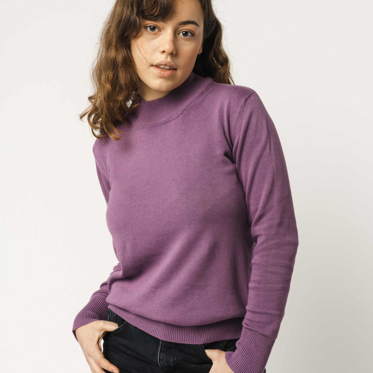 MELA Feinstrick-Pullover SADA - lila_1