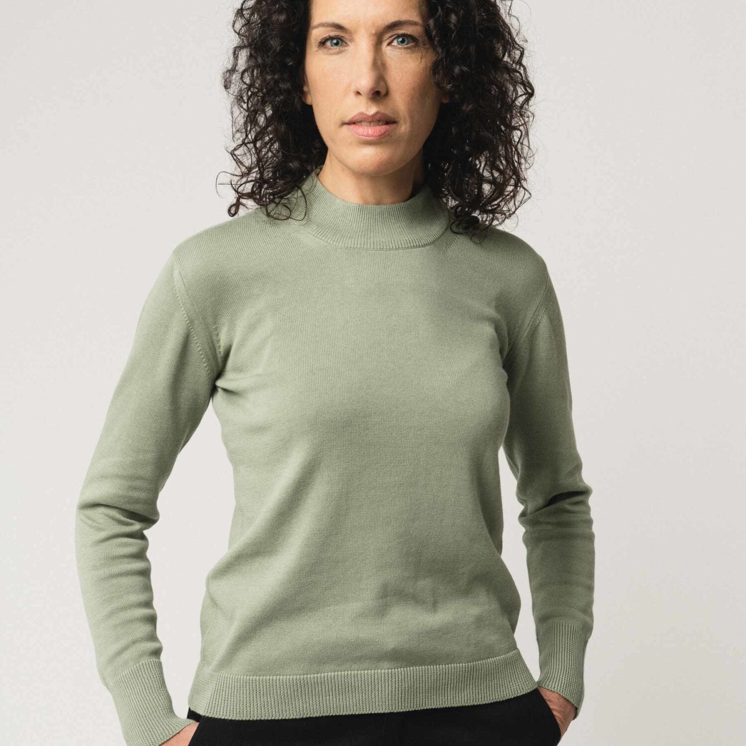 MELA Feinstrick-Pullover "SADA" - mint