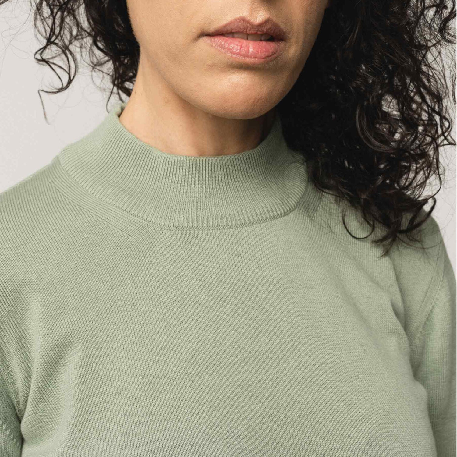 MELA Feinstrick-Pullover "SADA" - mint