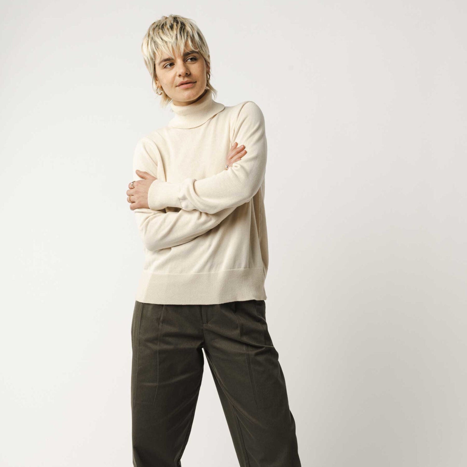 MELA Feinstrick Rollkragenpullover "MAYURA" - Dritte Wahl
