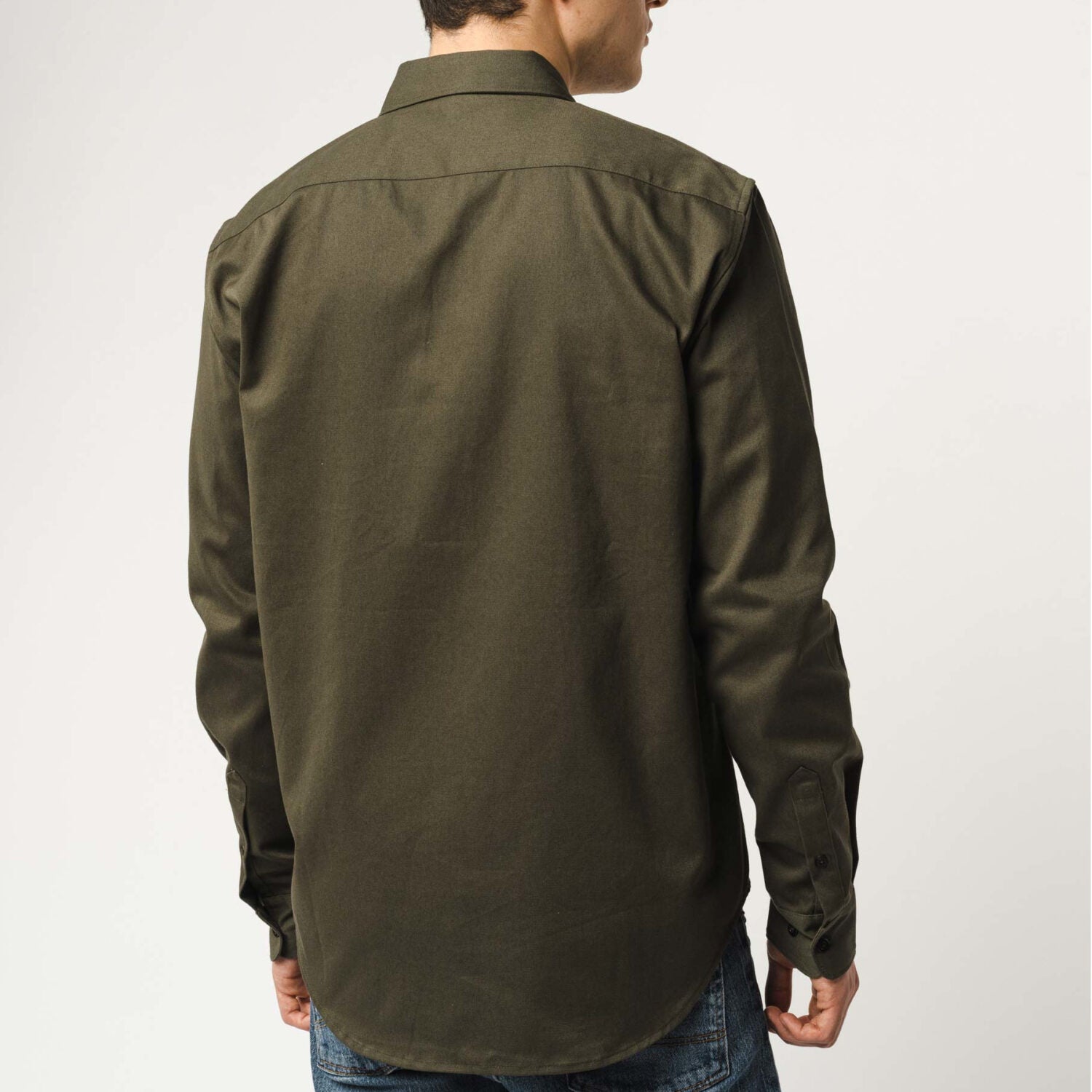 MELA Herren Hemdjacke "PRAN" - dark olive