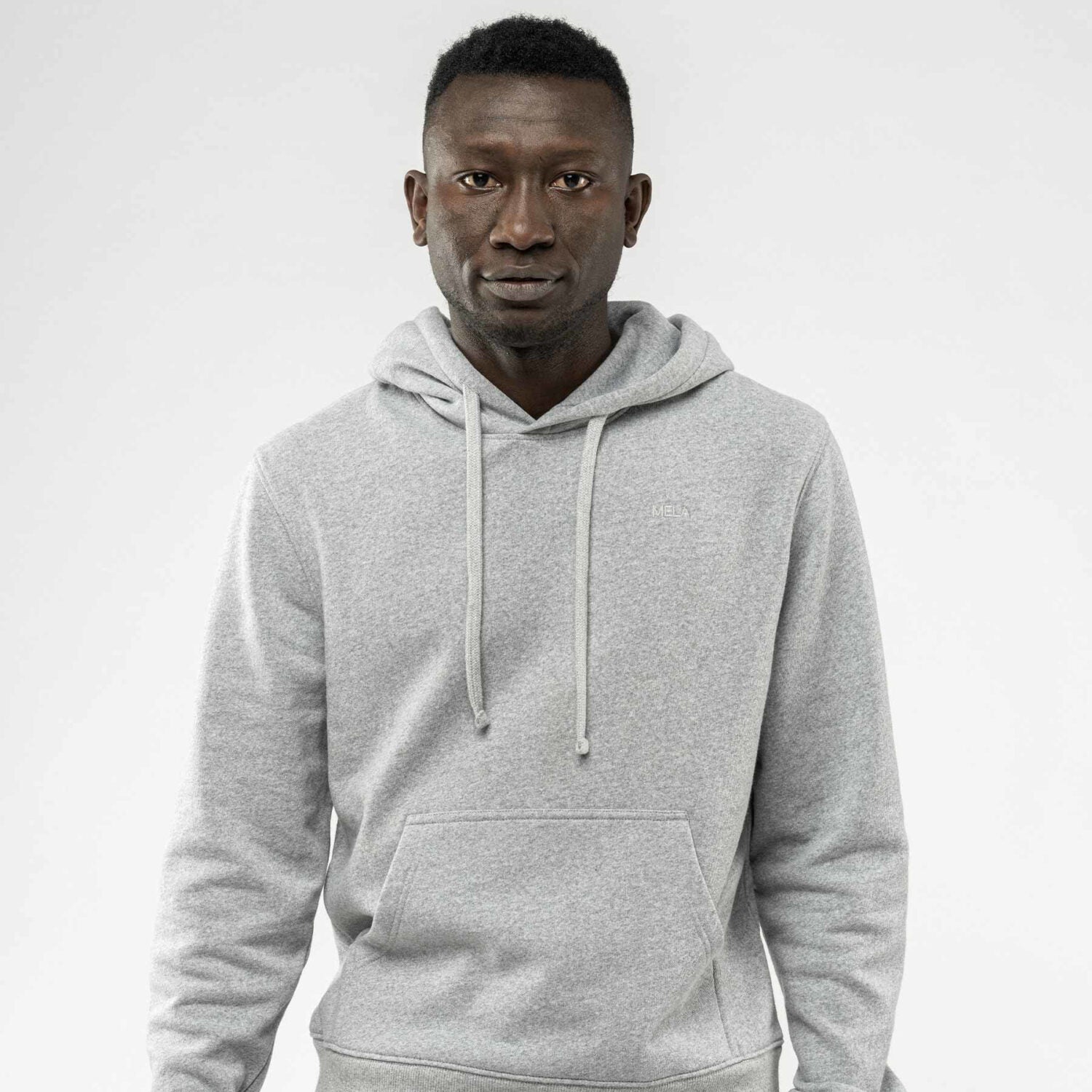 MELA Herren Hoodie "TICAN" - grau-melange