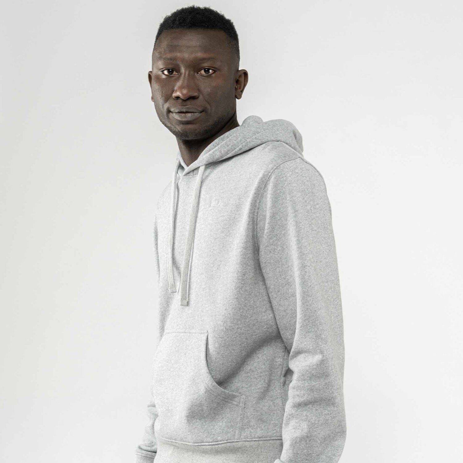 MELA Herren Hoodie "TICAN" - grau-melange