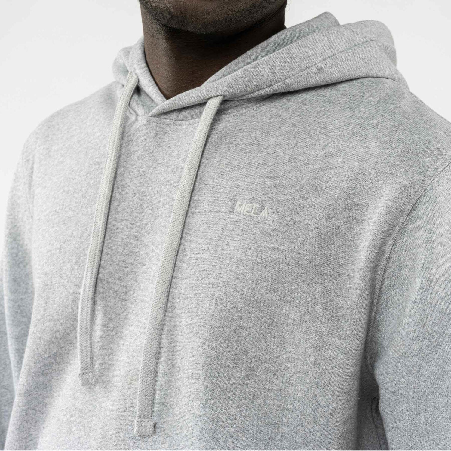 MELA Herren Hoodie "TICAN" - grau-melange