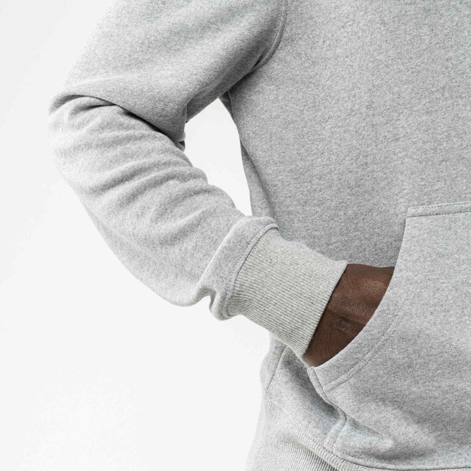 MELA Herren Hoodie "TICAN" - grau-melange
