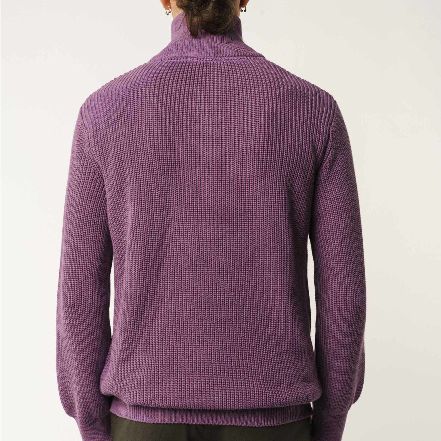 MELA Herren Rippstrick Troyer "UDAI" - lila