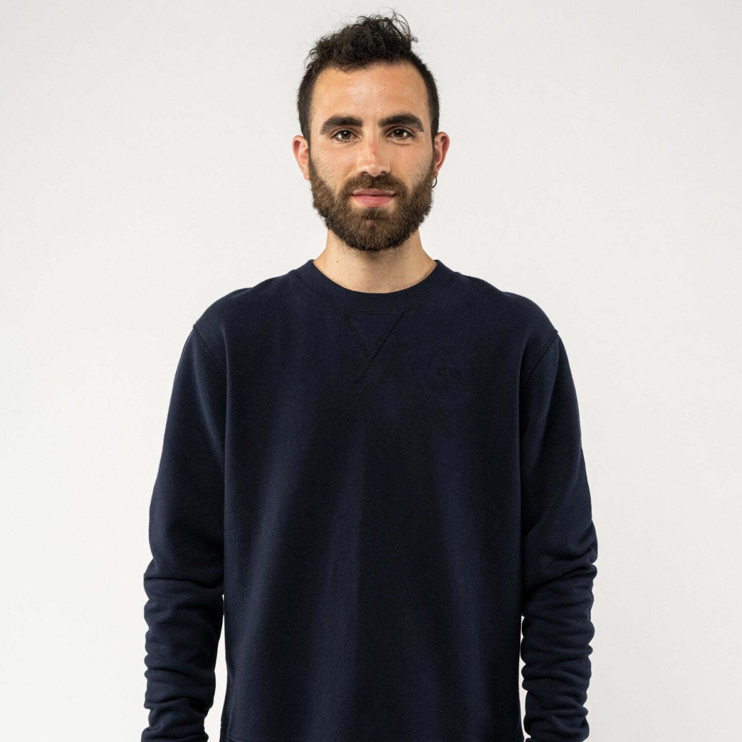 MELA Herren Sweatshirt ADIL - Navy_1