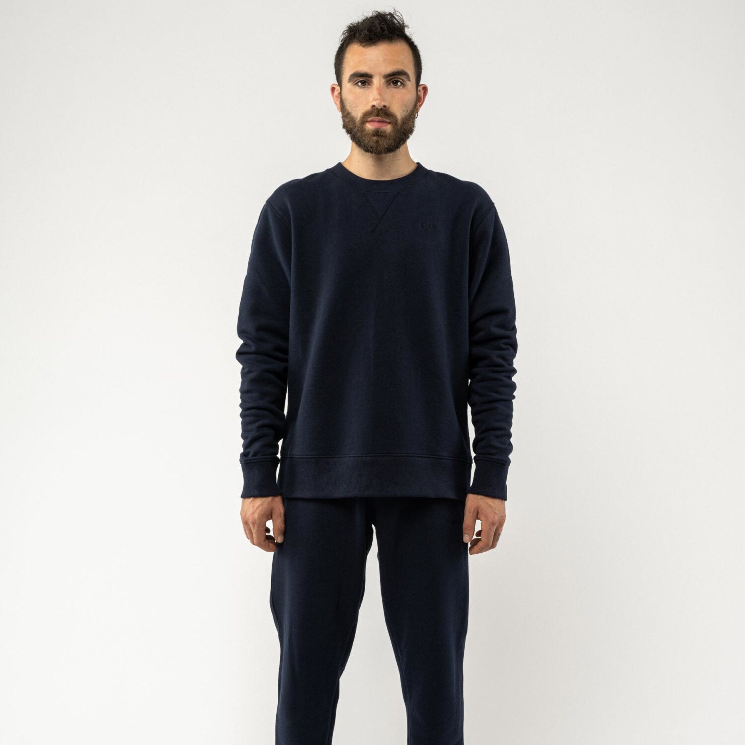 MELA Herren Sweatshirt ADIL - Navy_4