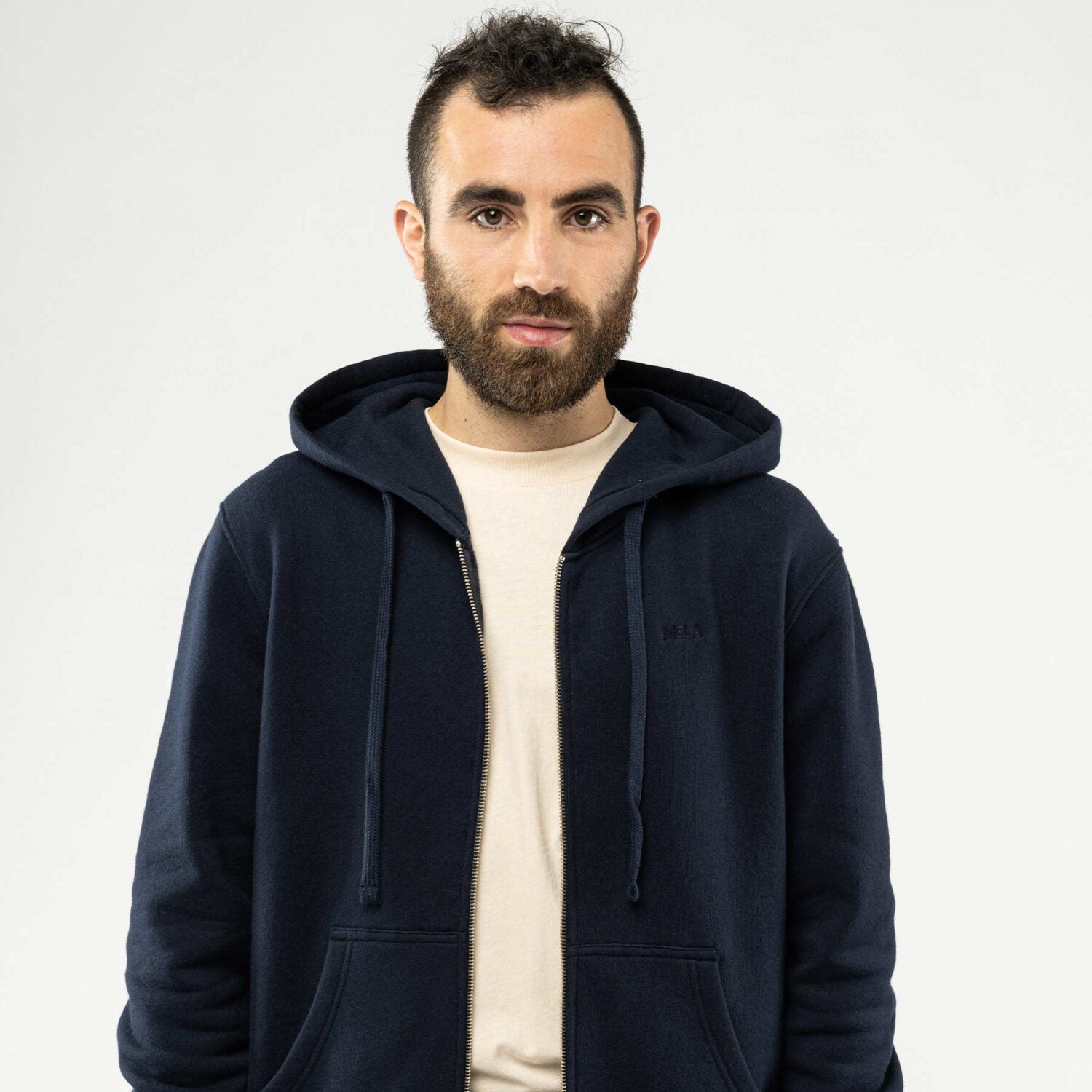 MELA Hoodiejacke mit Reißverschluss "DEVADAS" - navy