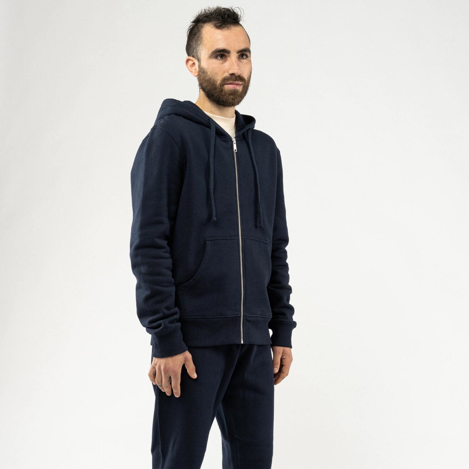 MELA Hoodiejacke mit Reißverschluss "DEVADAS" - navy