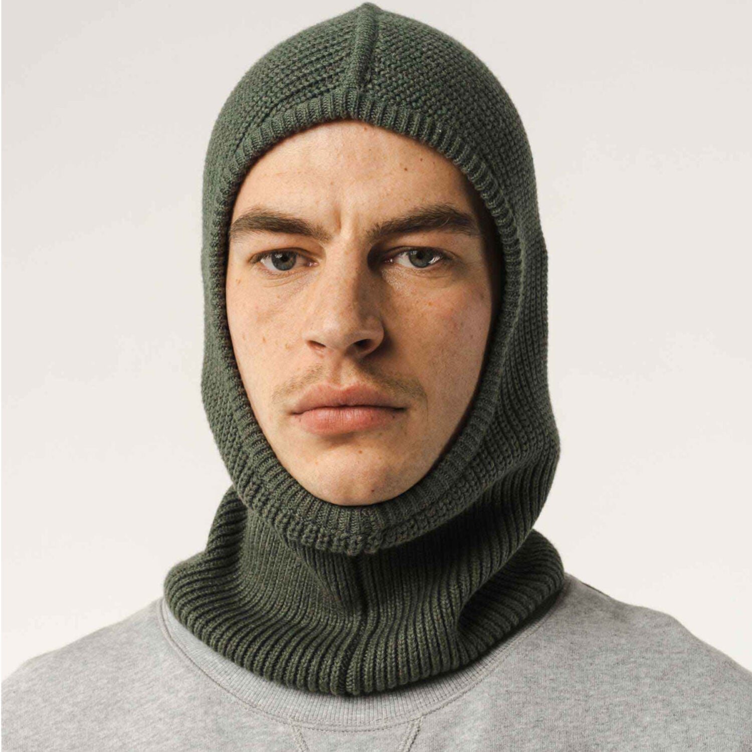 MELA Unisex Balaklava "MAHIMA" - grün-melange
