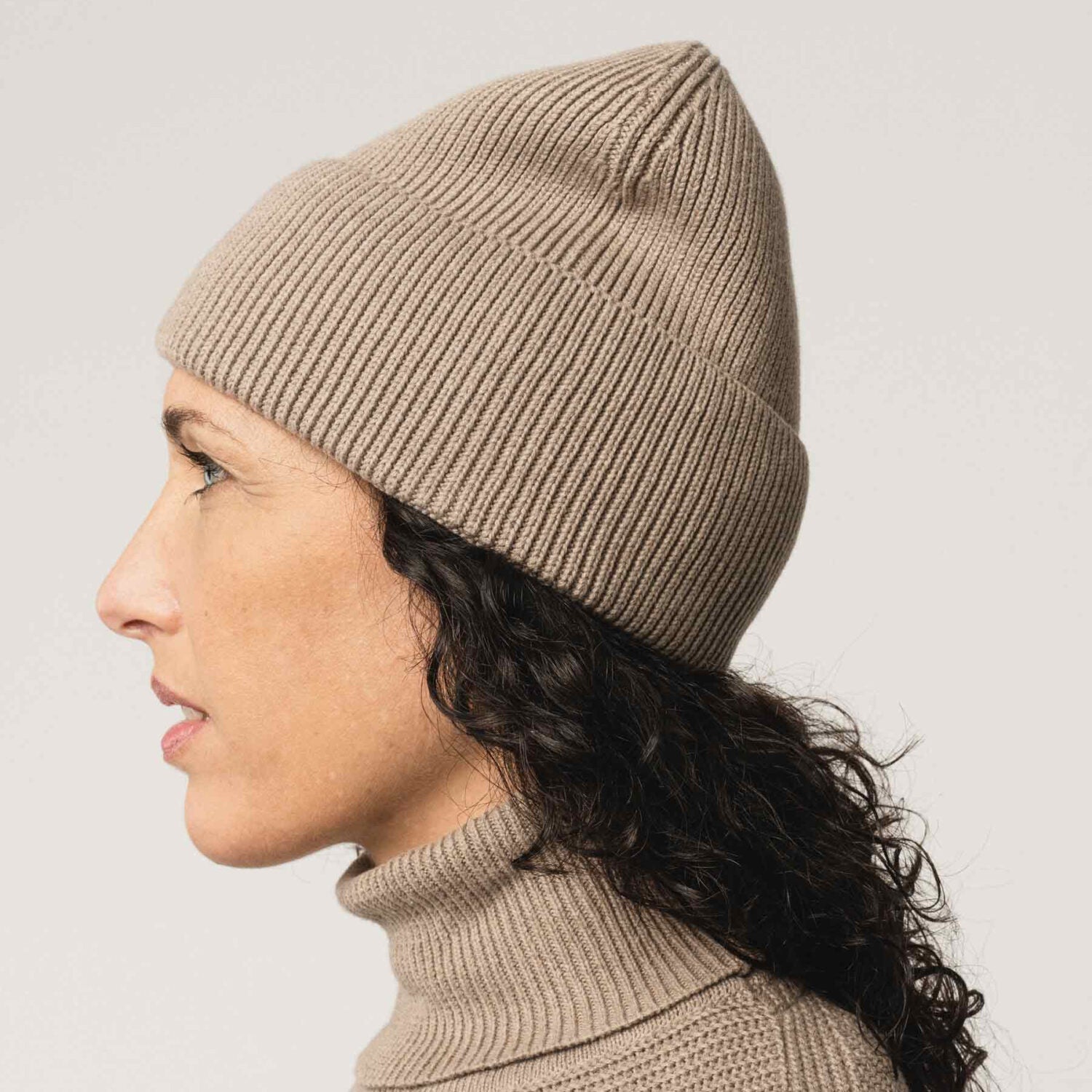 MELA Unisex Strickmütze KALI - hazel-blend_2