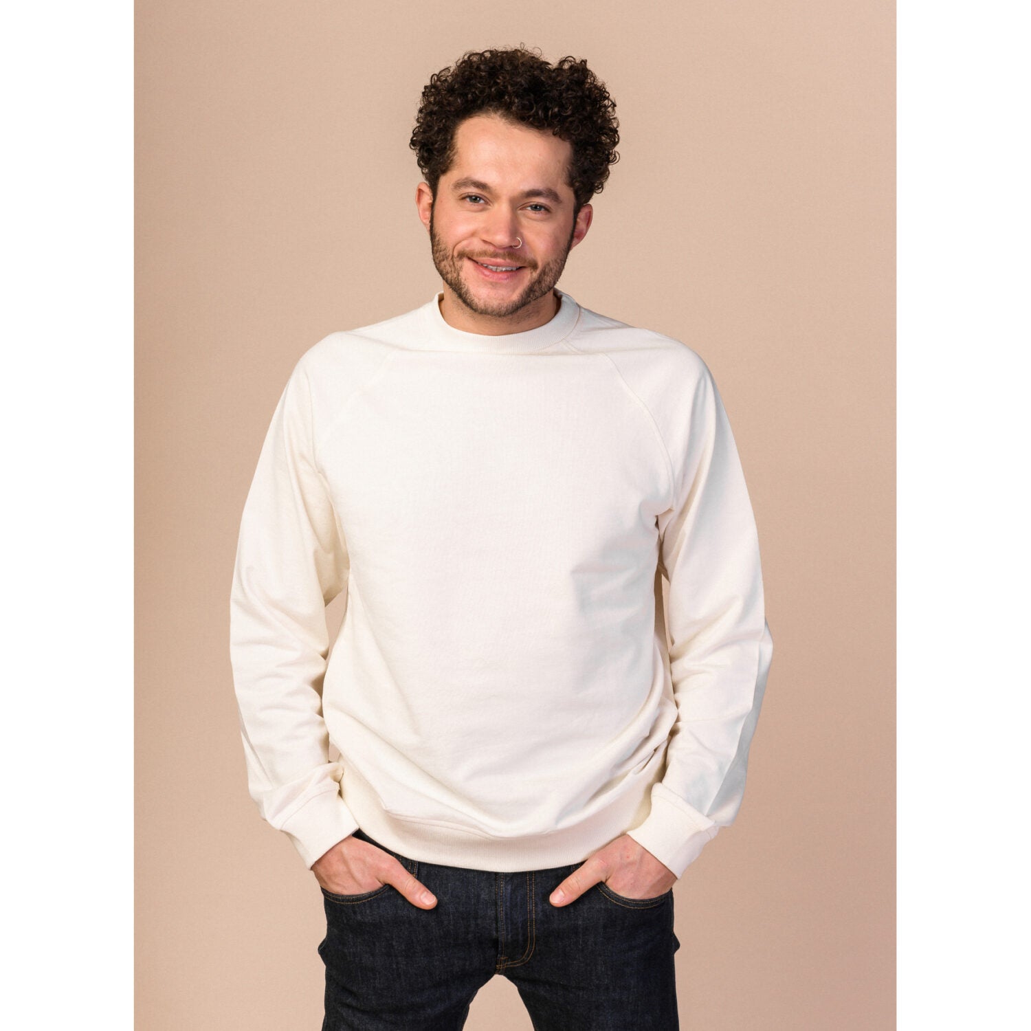 MELAWEAR Herren Sweatshirt "BALU" Cream M