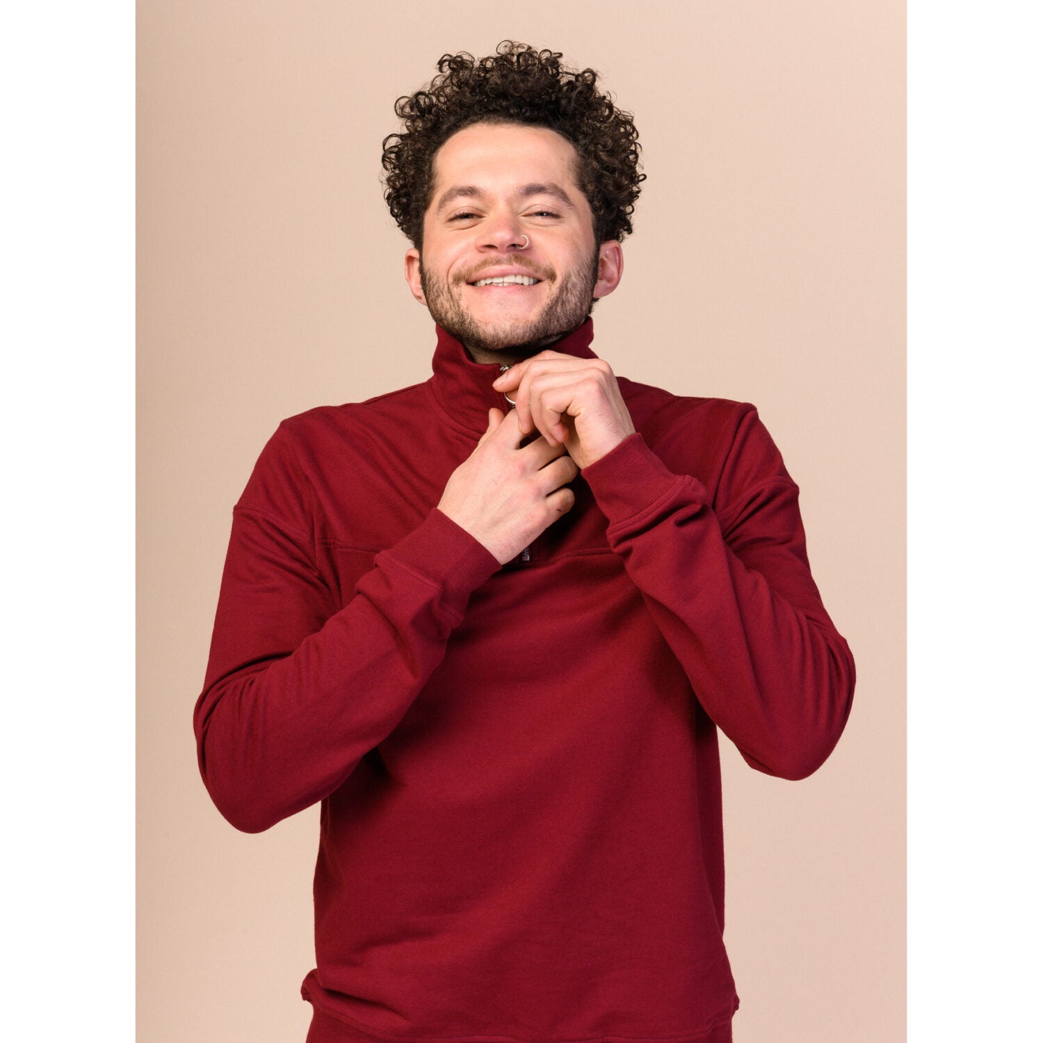 MELAWEAR Herren Troyer "Hari" Burgunderrot M