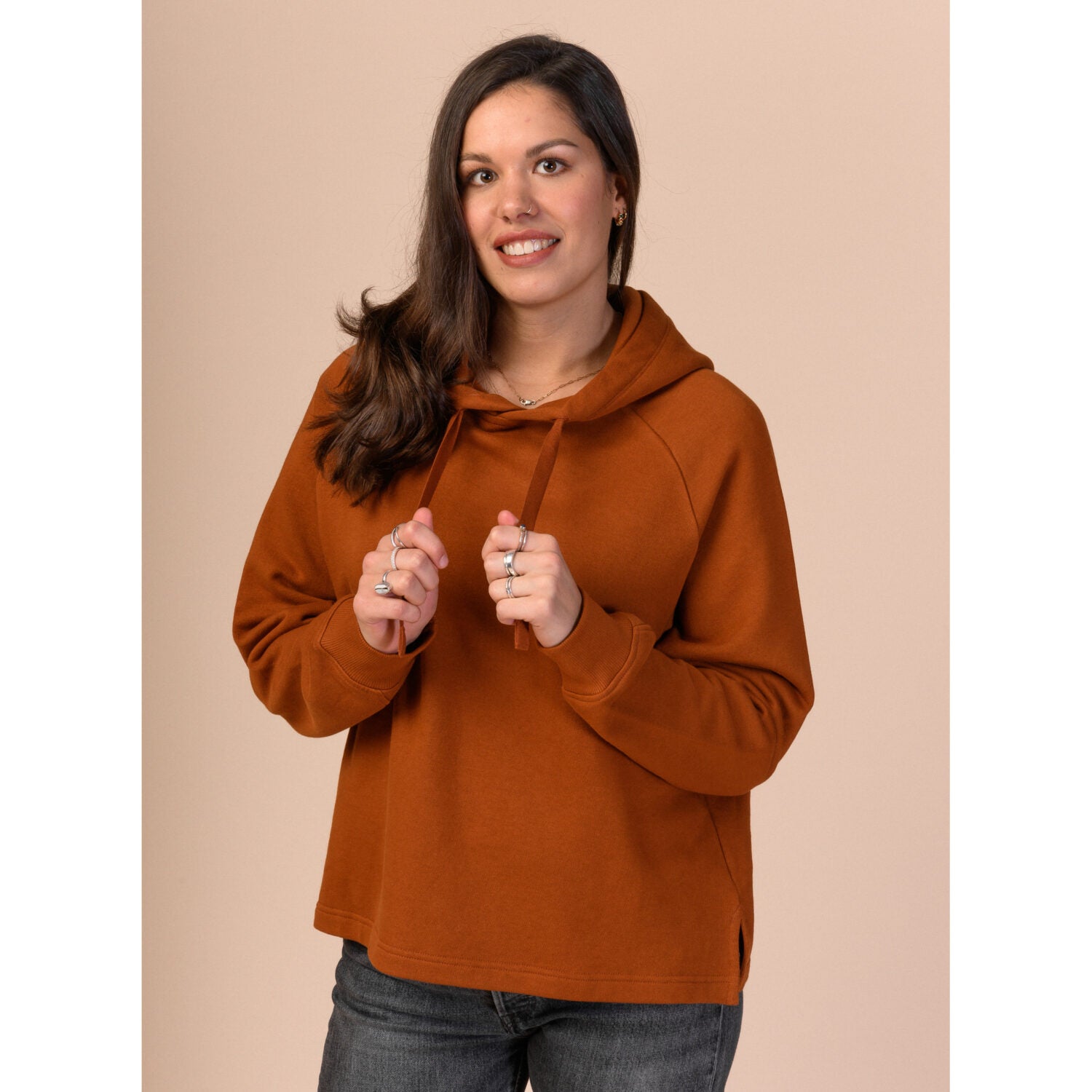 MELAWEAR Hoodie "Devi" Rust M