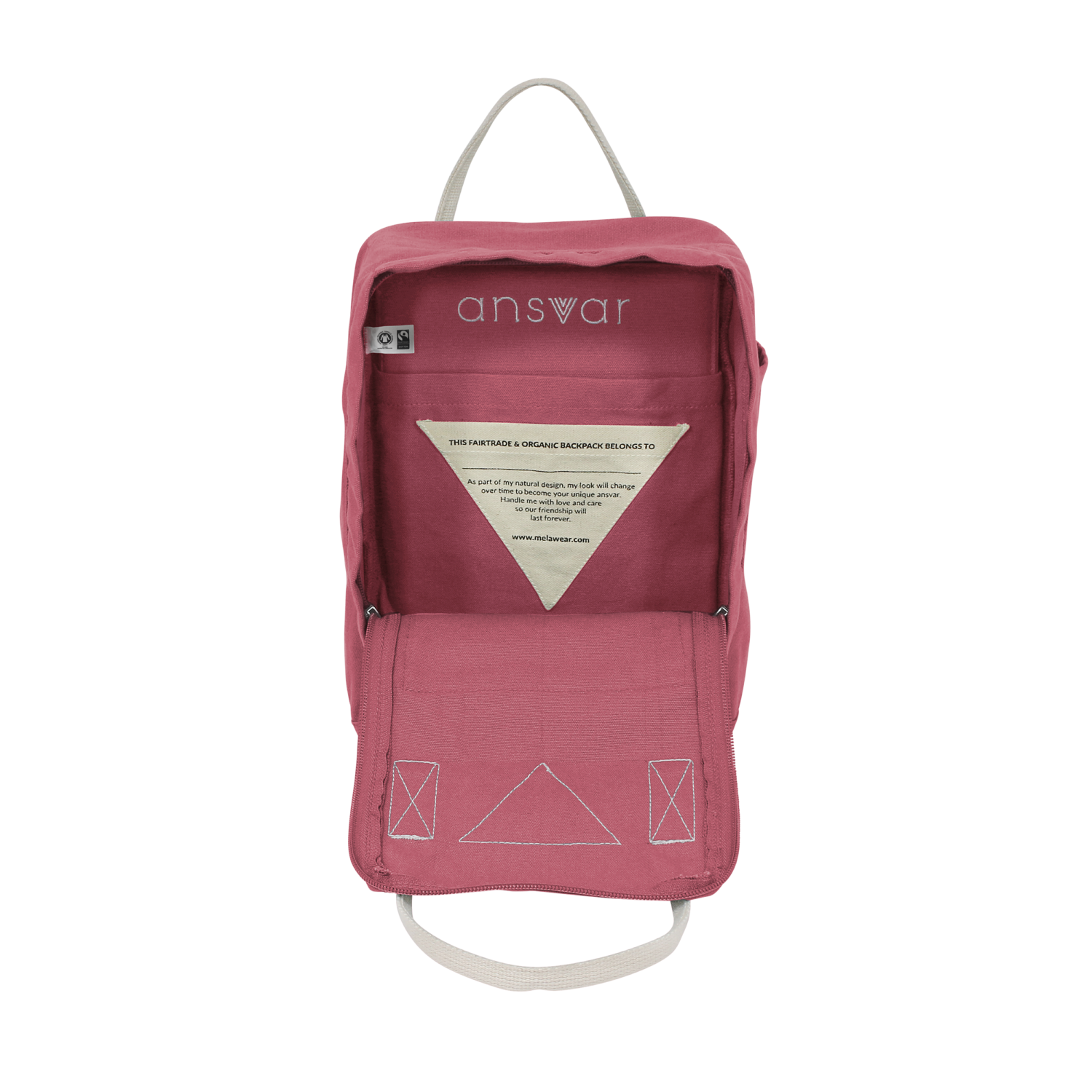 MELAWEAR Mini Rucksack "ansvar IV" altrosa