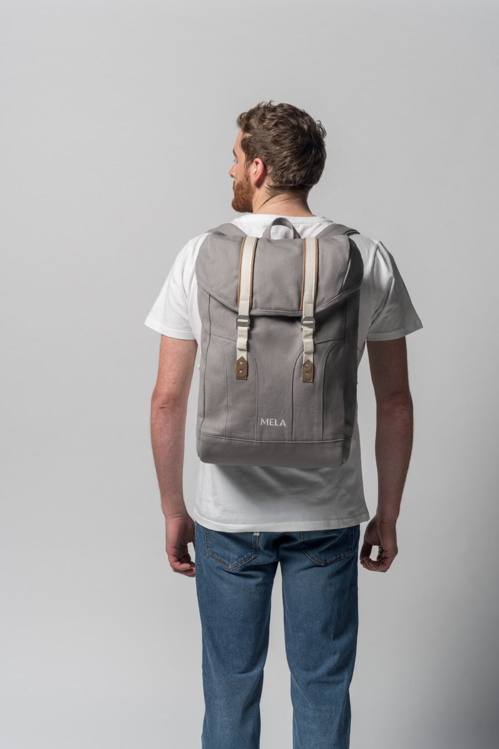 MELAWEAR Rucksack "MELA V" grau