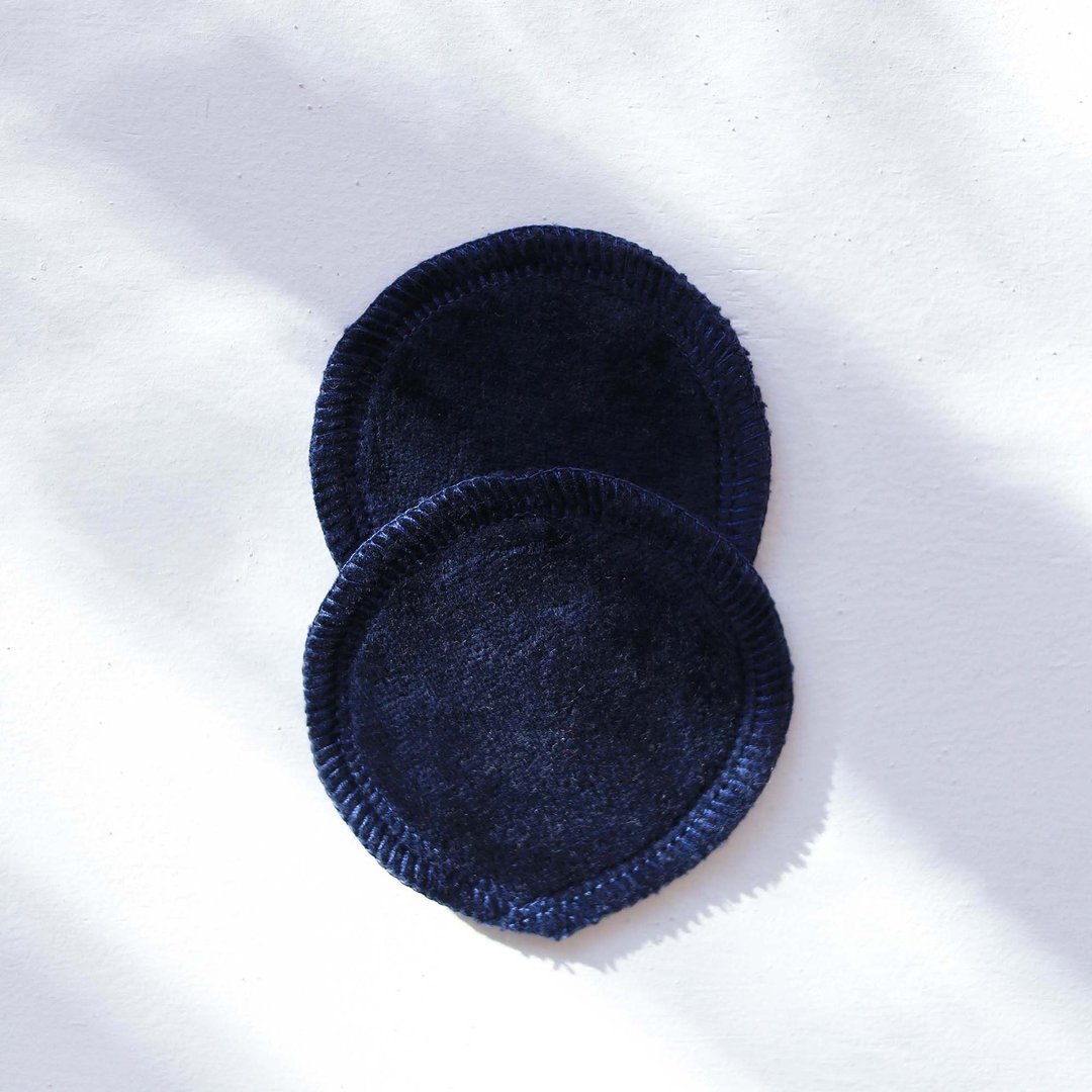 MAMOANA Wattepads dunkelblau