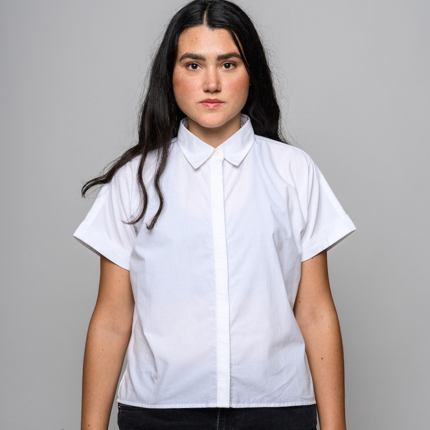 MELAWEAR Damen Bluse "NILAY" Grau Melange S