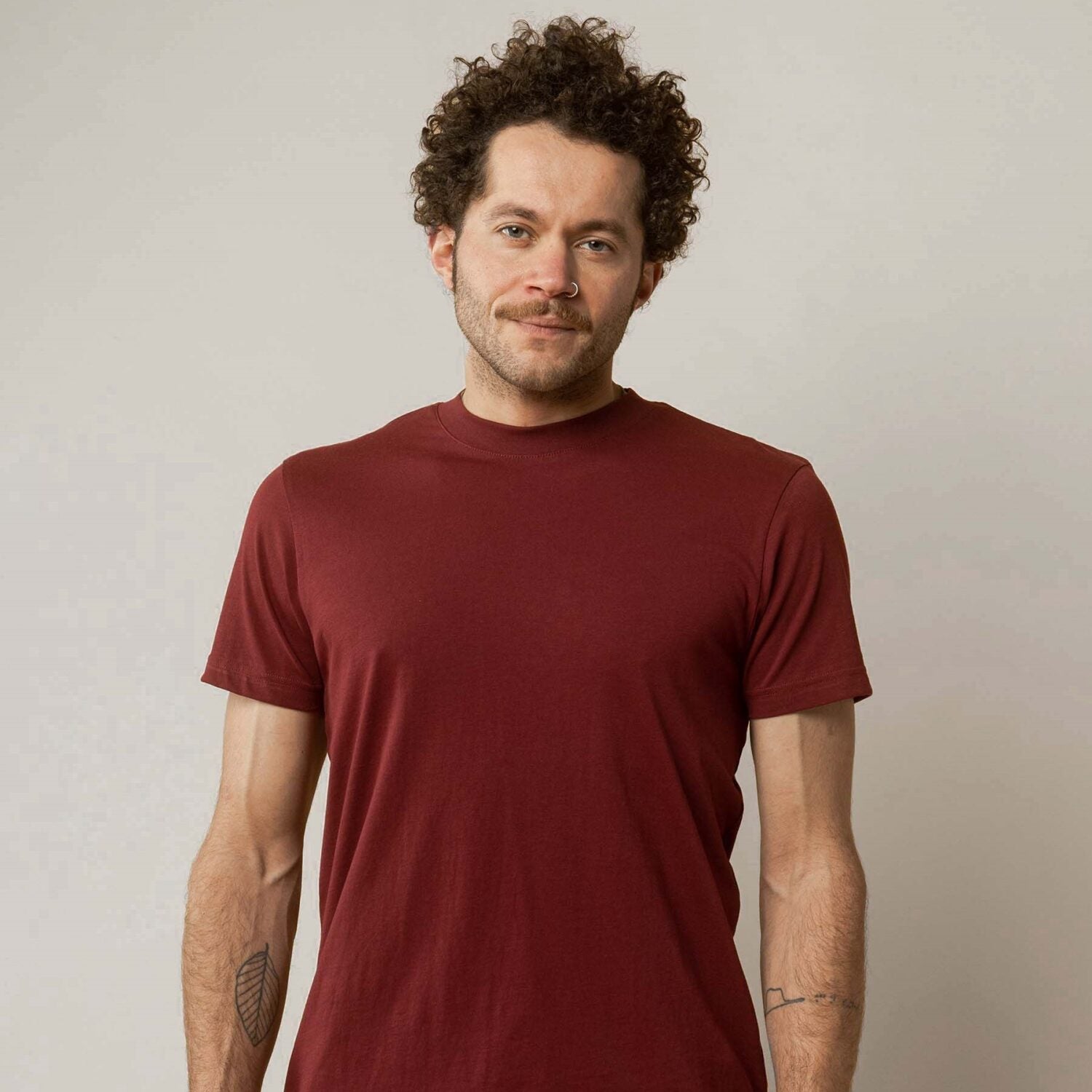 MELA Herren T-Shirt "AVAN" - burgunderrot