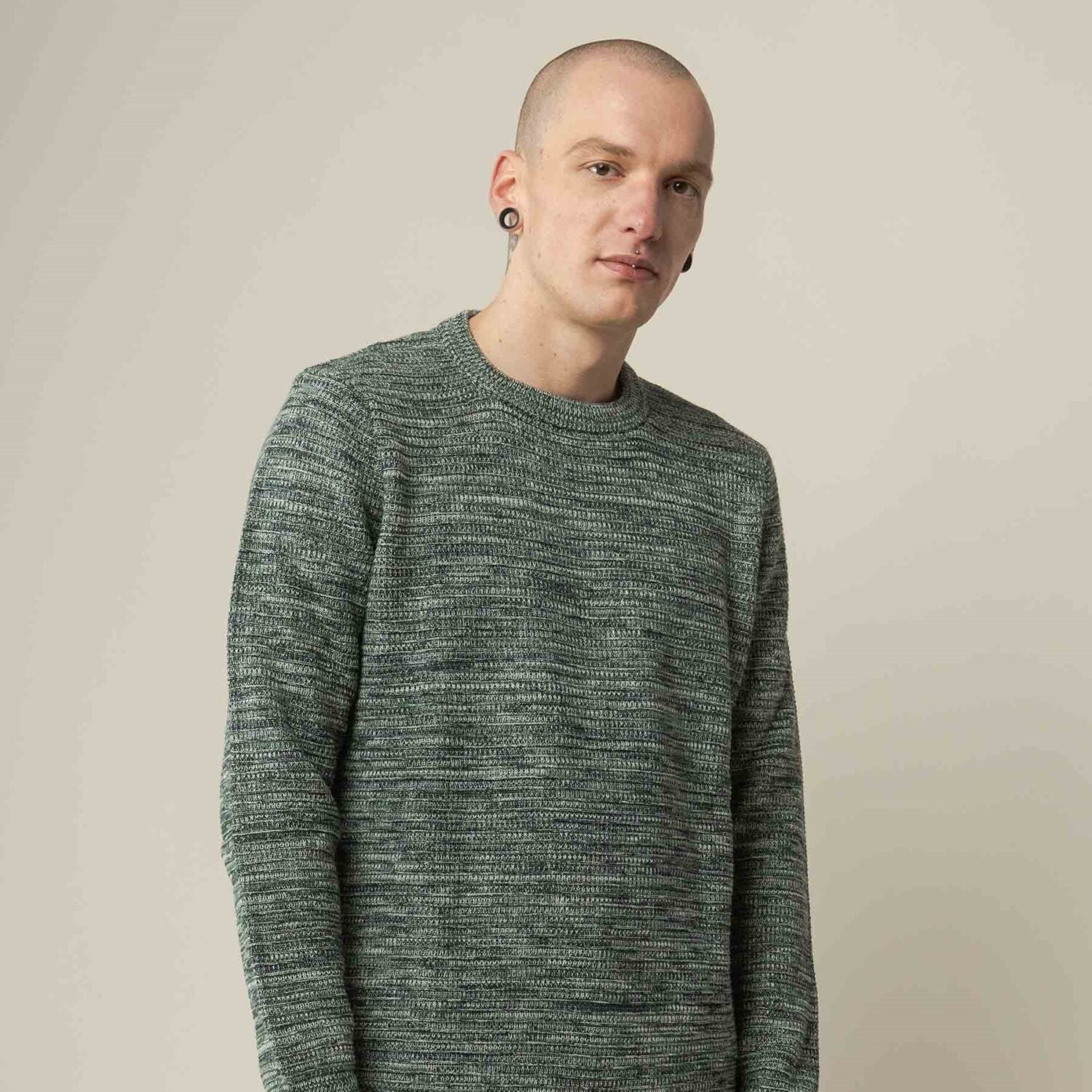 MELA Herren Strickpullover "MAGESH" - speckles No Value S