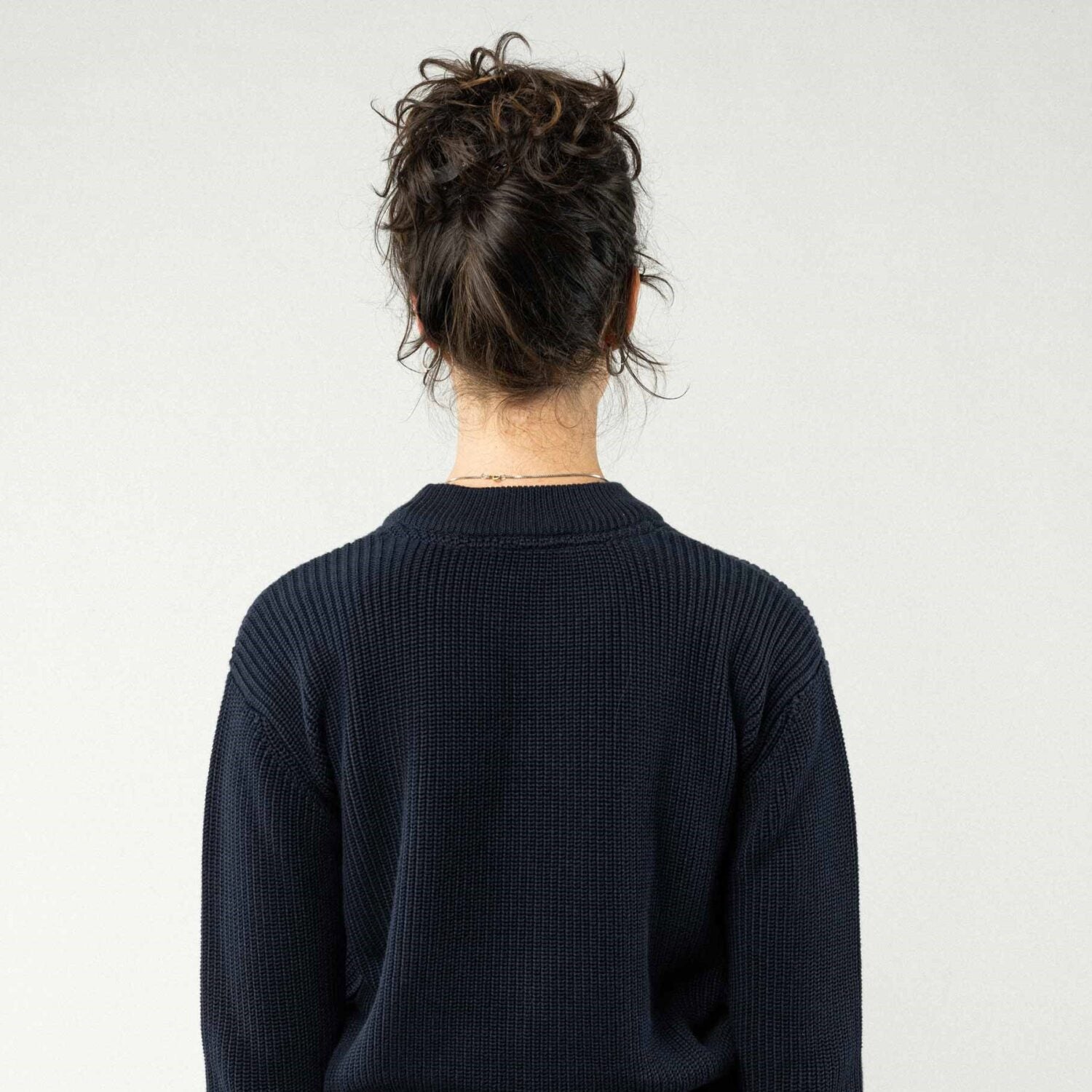 MELA Damen Rippstrickpullover "MANIKA" - navy
