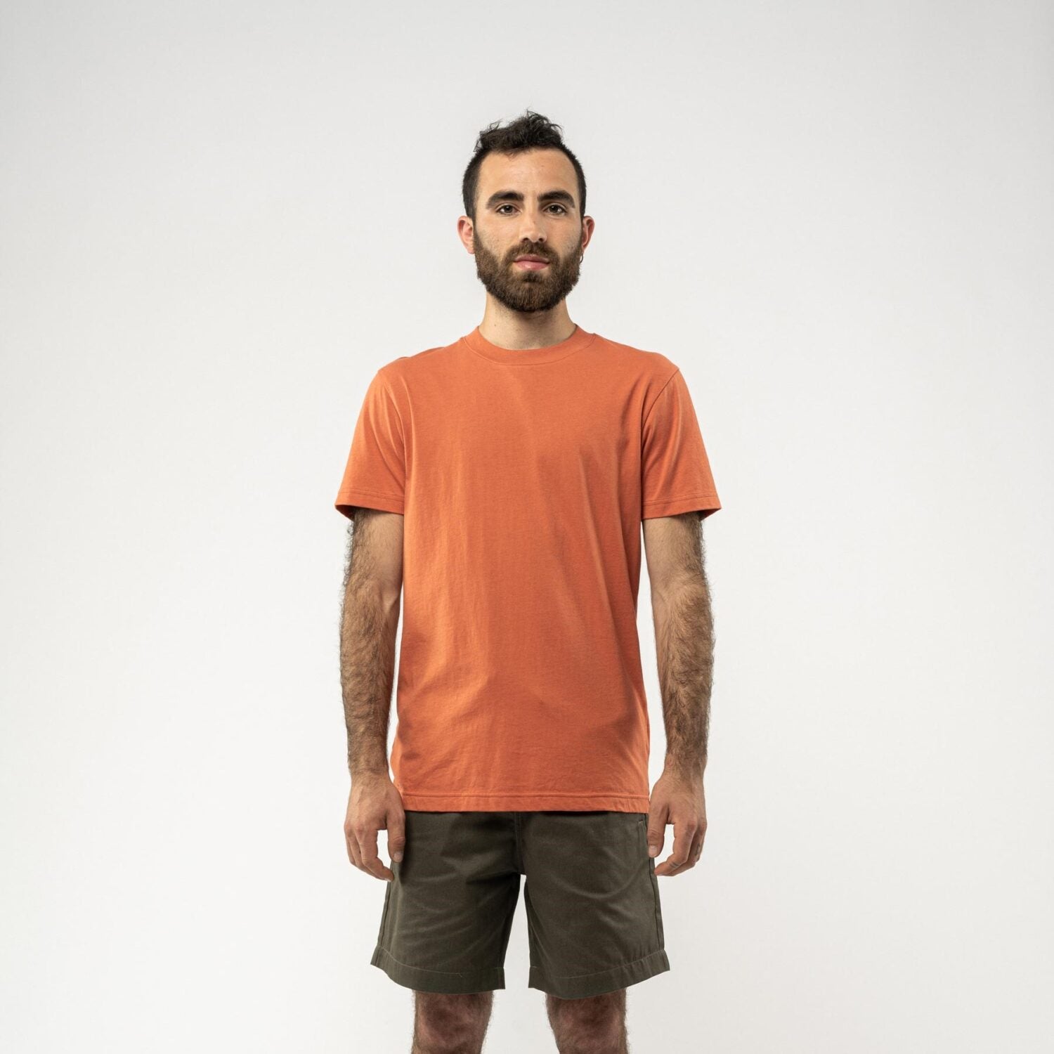 MELA Herren Shorts mit elastischem Bund "MOHIT" - Dark Olive