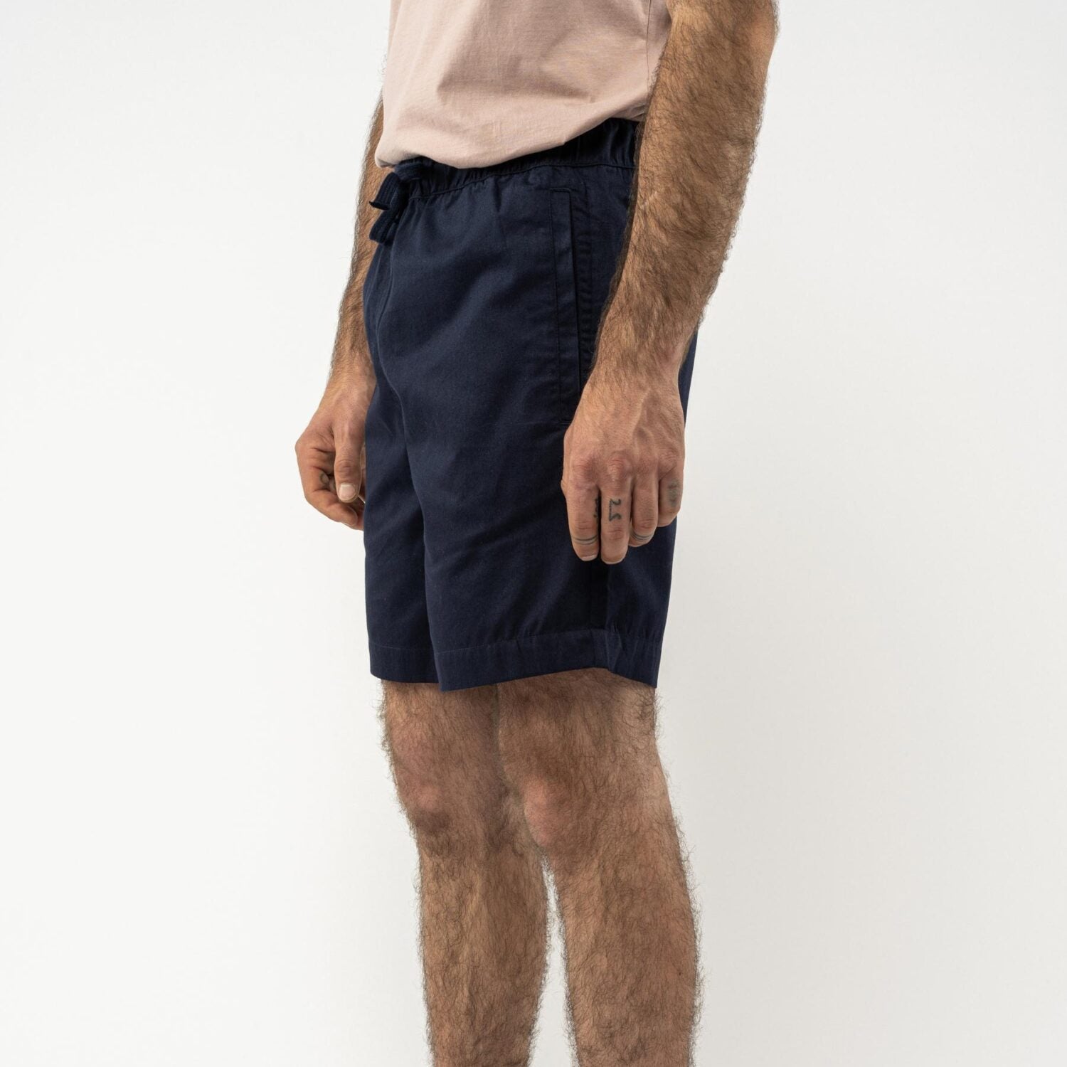 MELA Herren Shorts mit elastischem Bund "MOHIT" - navy