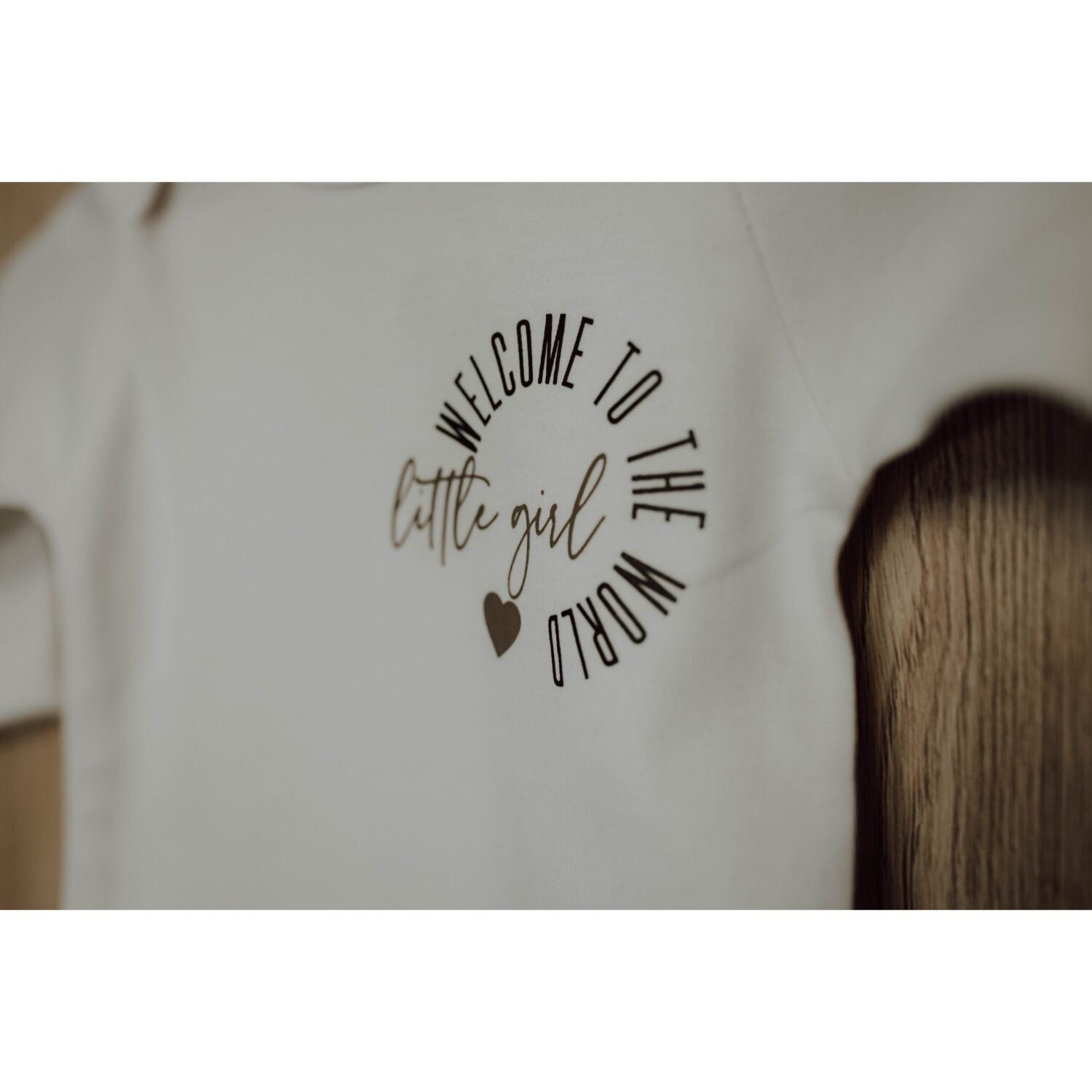 miniliebe Langarm Babybody "Welcome little Girl"