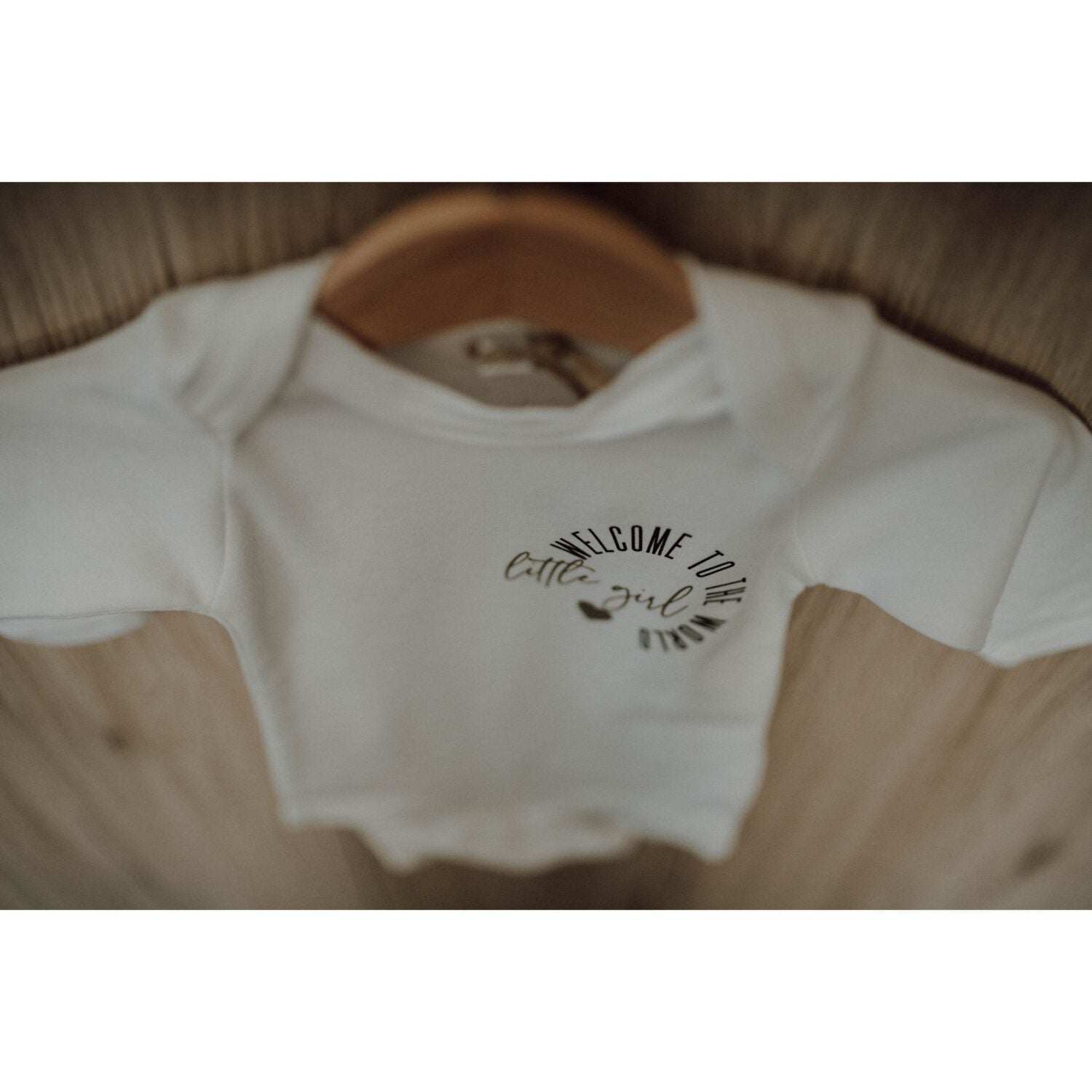 miniliebe Langarm Babybody "Welcome little Girl"