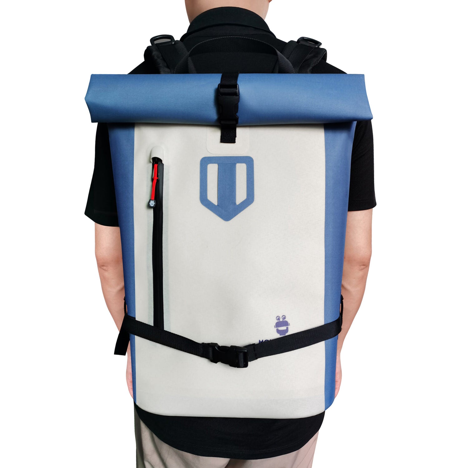 MONSTERANDO Wasserdichter Roll-Top-Rucksack