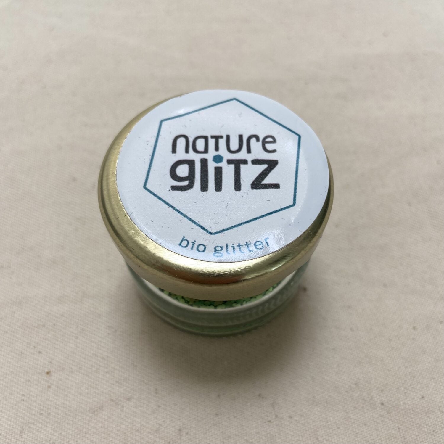 NatureGlitz Bio Glitter "Electric Grün" - Dritte Wahl