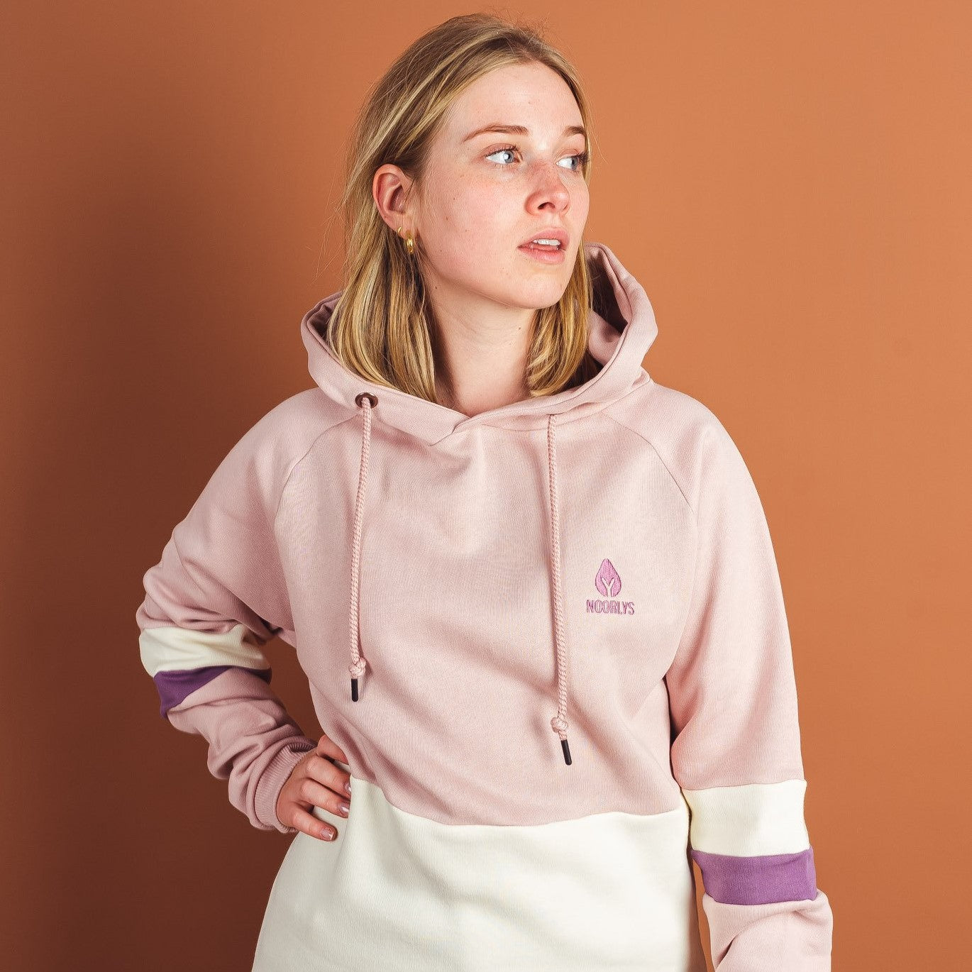 Noorlys Damen Hoodie "LONA" - Pale Mauve