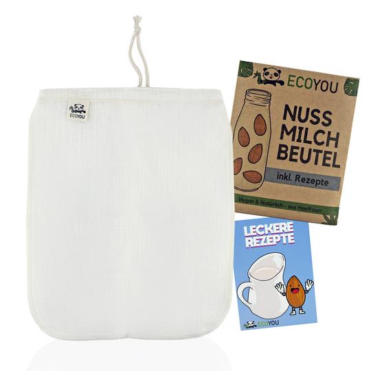 EcoYou Nussmilchbeutel aus Hanf