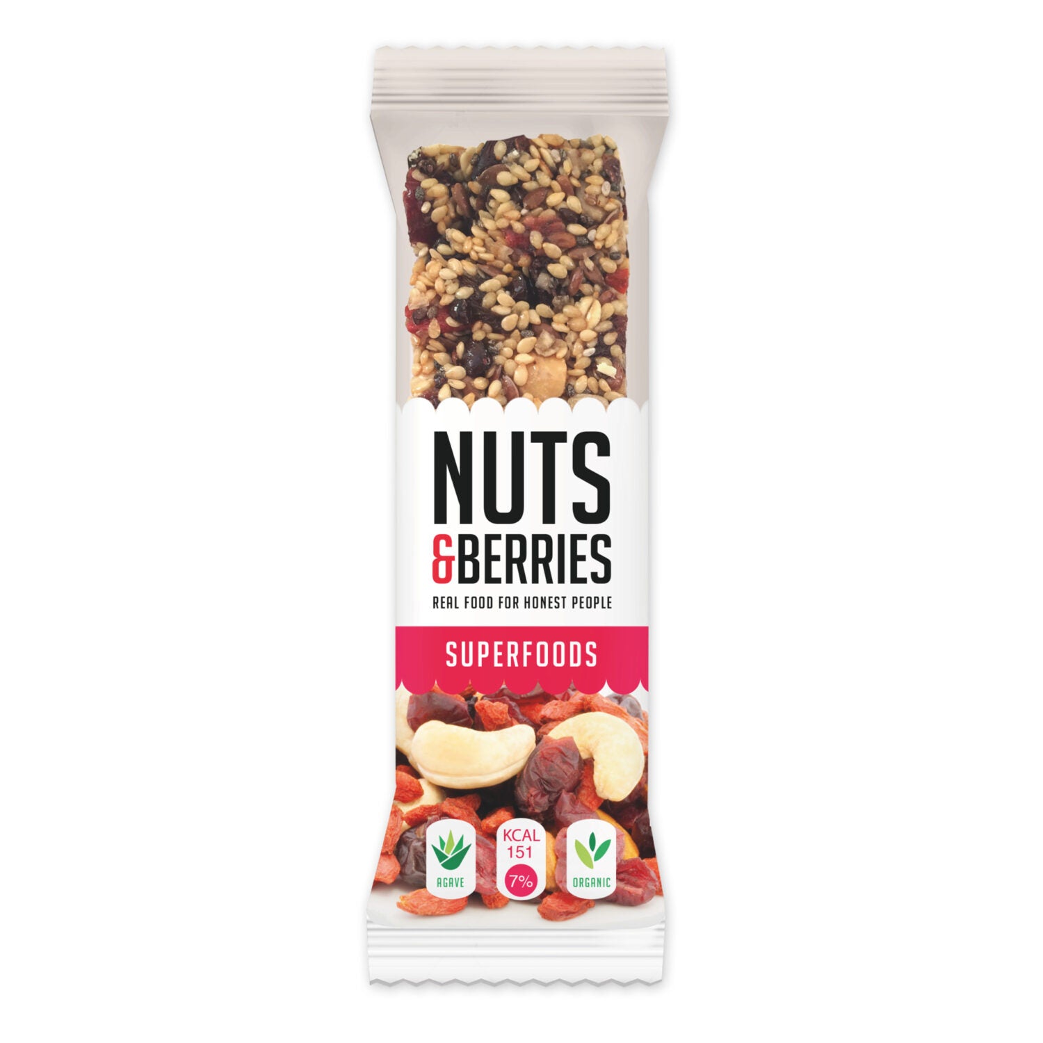 Nuts & Berries Bio-Riegel Superfoods