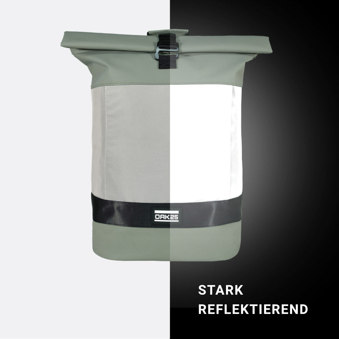 OAK25 reflektierender Rucksack "Reflective Rolltop"