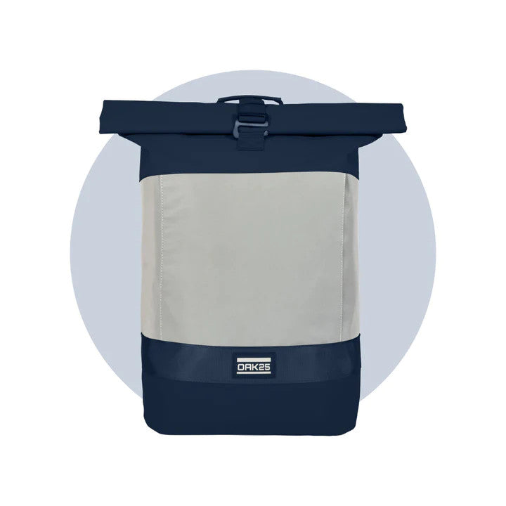 OAK25 reflektierender Rucksack "Reflective Rolltop" Navy