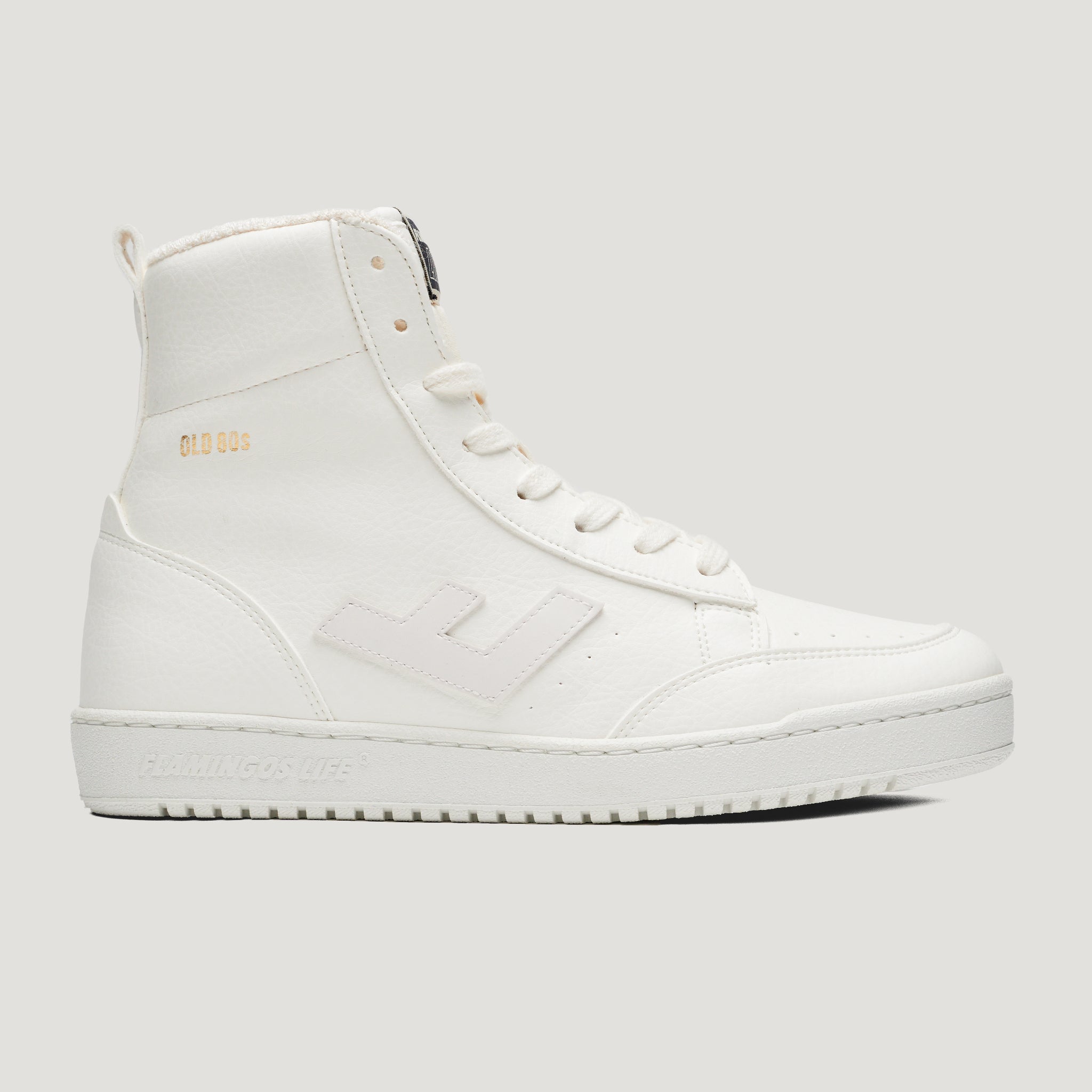 Flamingo's Life Unisex Sneaker "Old 80s" All White