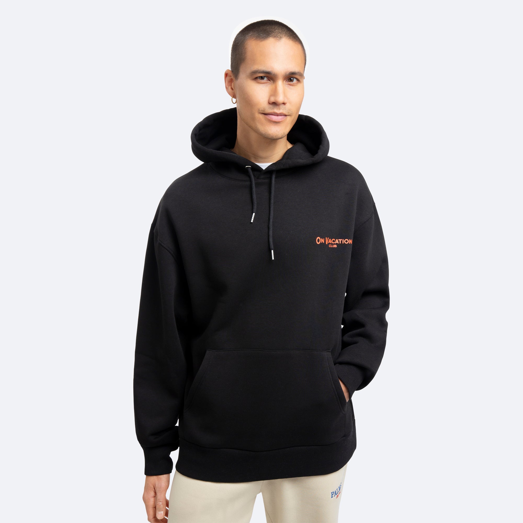 On Vacation Unisex Hoodie "Sanremo" - Black
