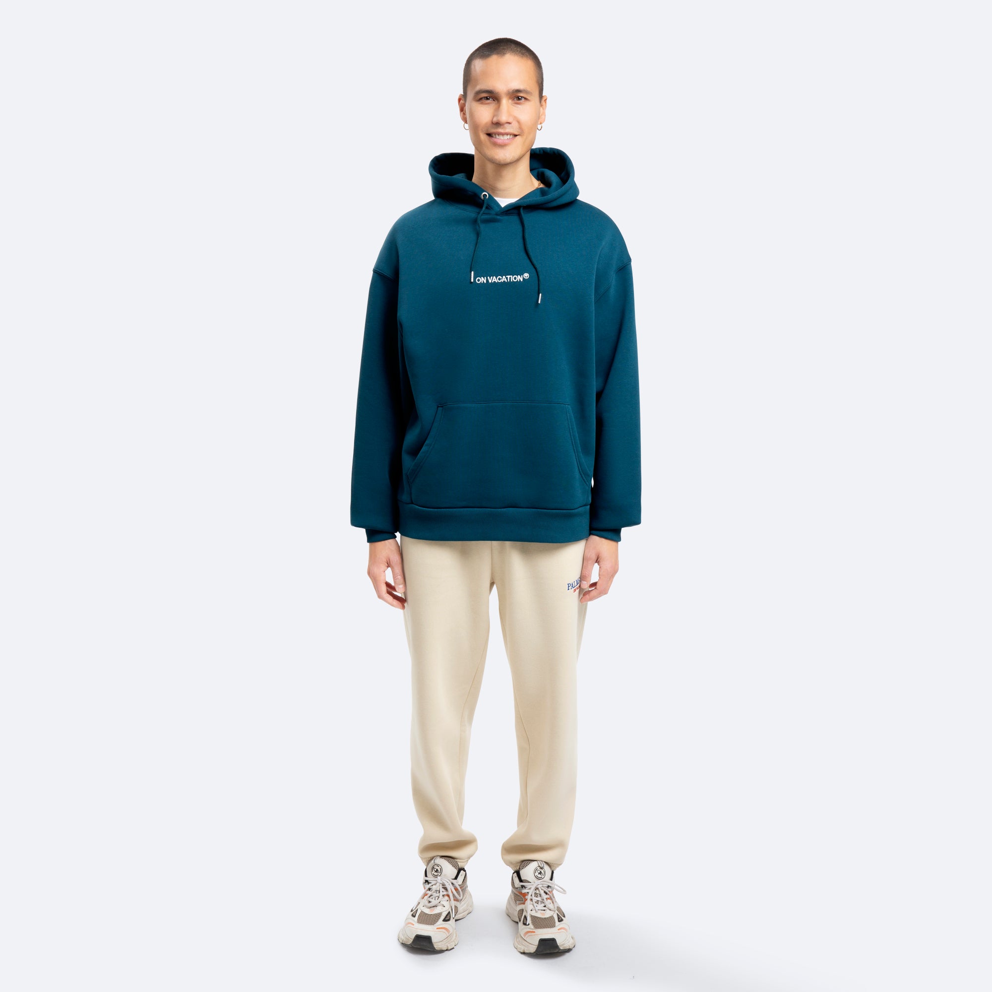 On Vacation Unisex Hoodie "Central Carrier" - Teal