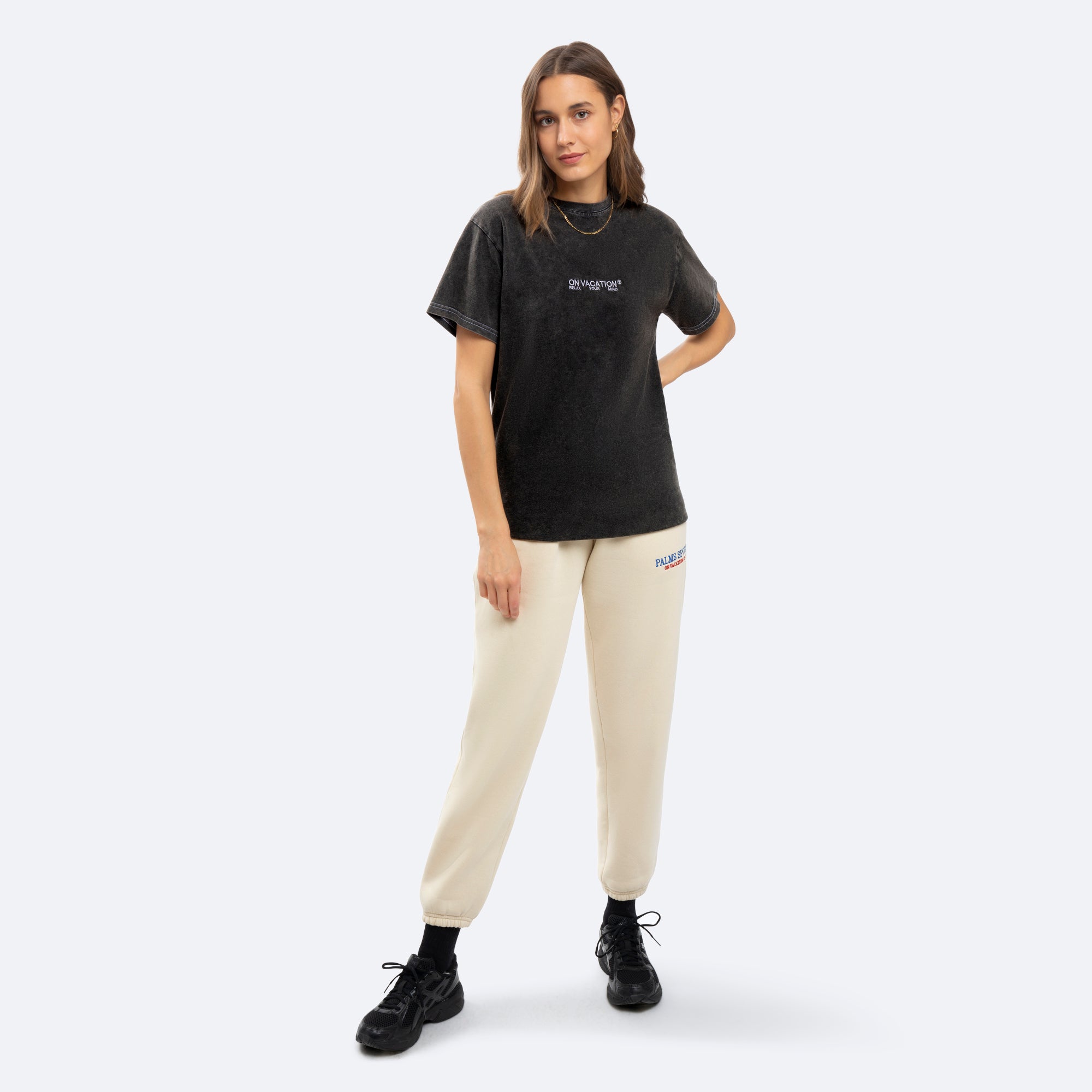 On Vacation Unisex T-Shirt "Central Carrier" - Washed Black