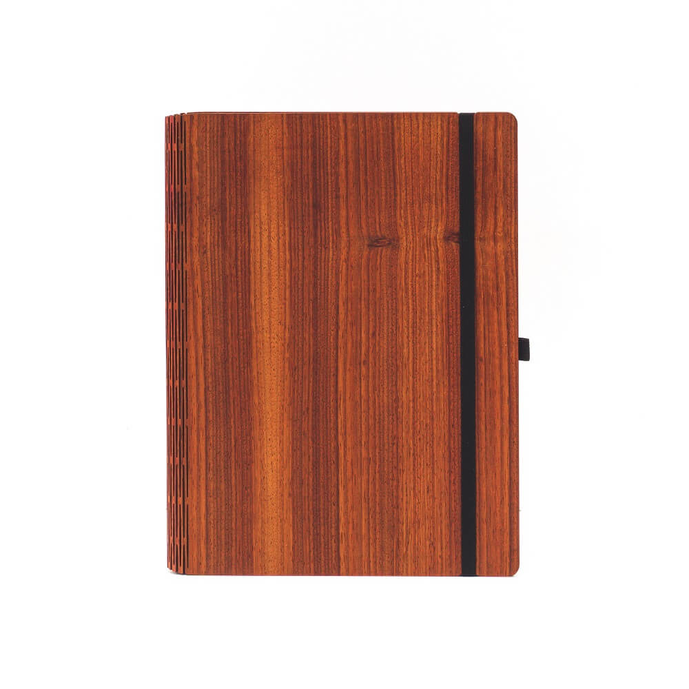 JUNGHOLZ Woodbook A4 Padouk Punktiert