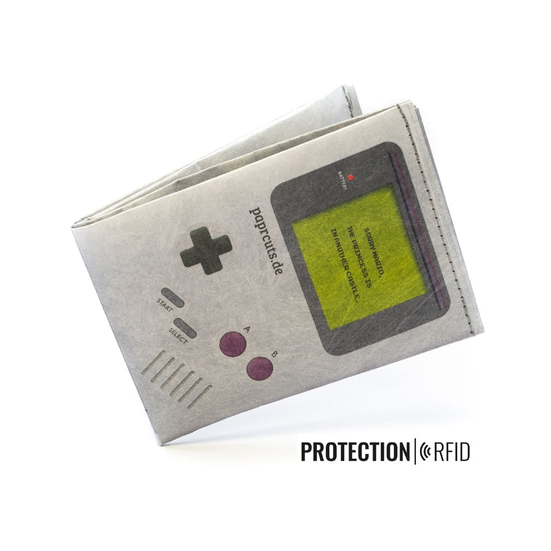Paprcuts Portemonnaie mit RFID-Schutz Game Boy